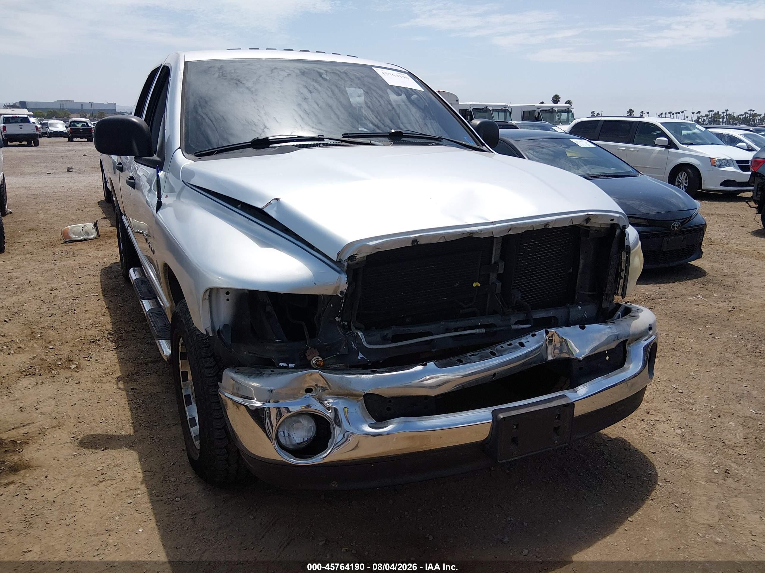 2005 Dodge Ram 1500 Slt/laramie Серебряный vin: 1D7HA18D05S272210