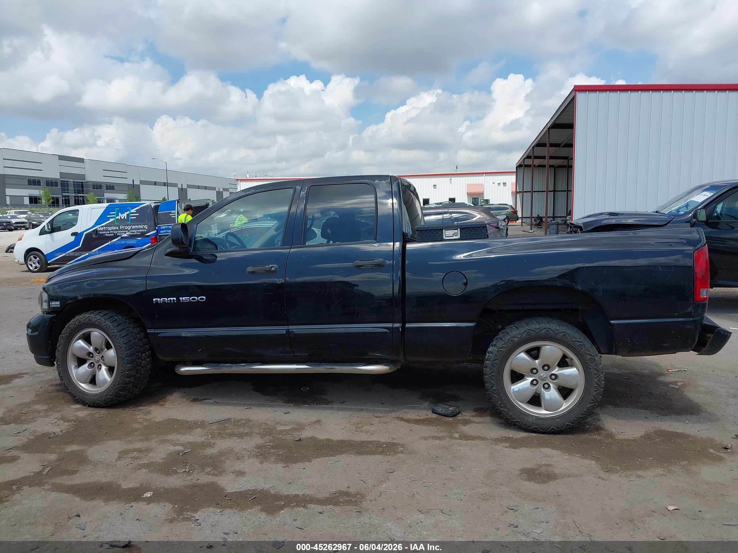 2005 Dodge Ram 1500 Slt/laramie Black vin: 1D7HA18D05S323253