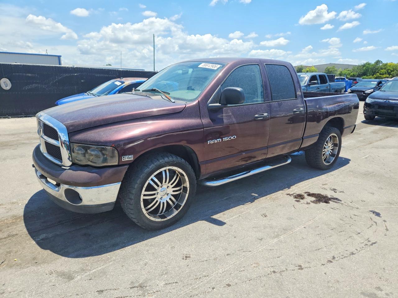 2005 Dodge Ram 1500 St Purple vin: 1D7HA18D05S323544