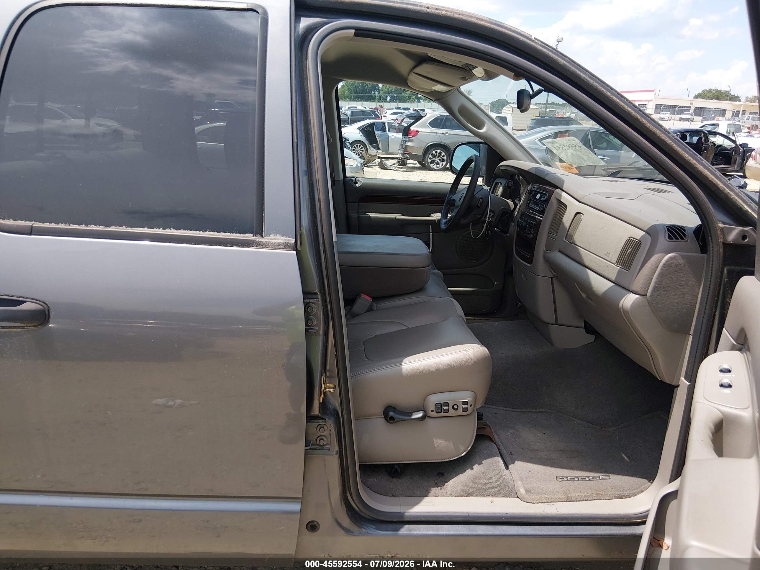 2003 Dodge Ram 1500 Slt/laramie/st Серый vin: 1D7HA18D13S220758