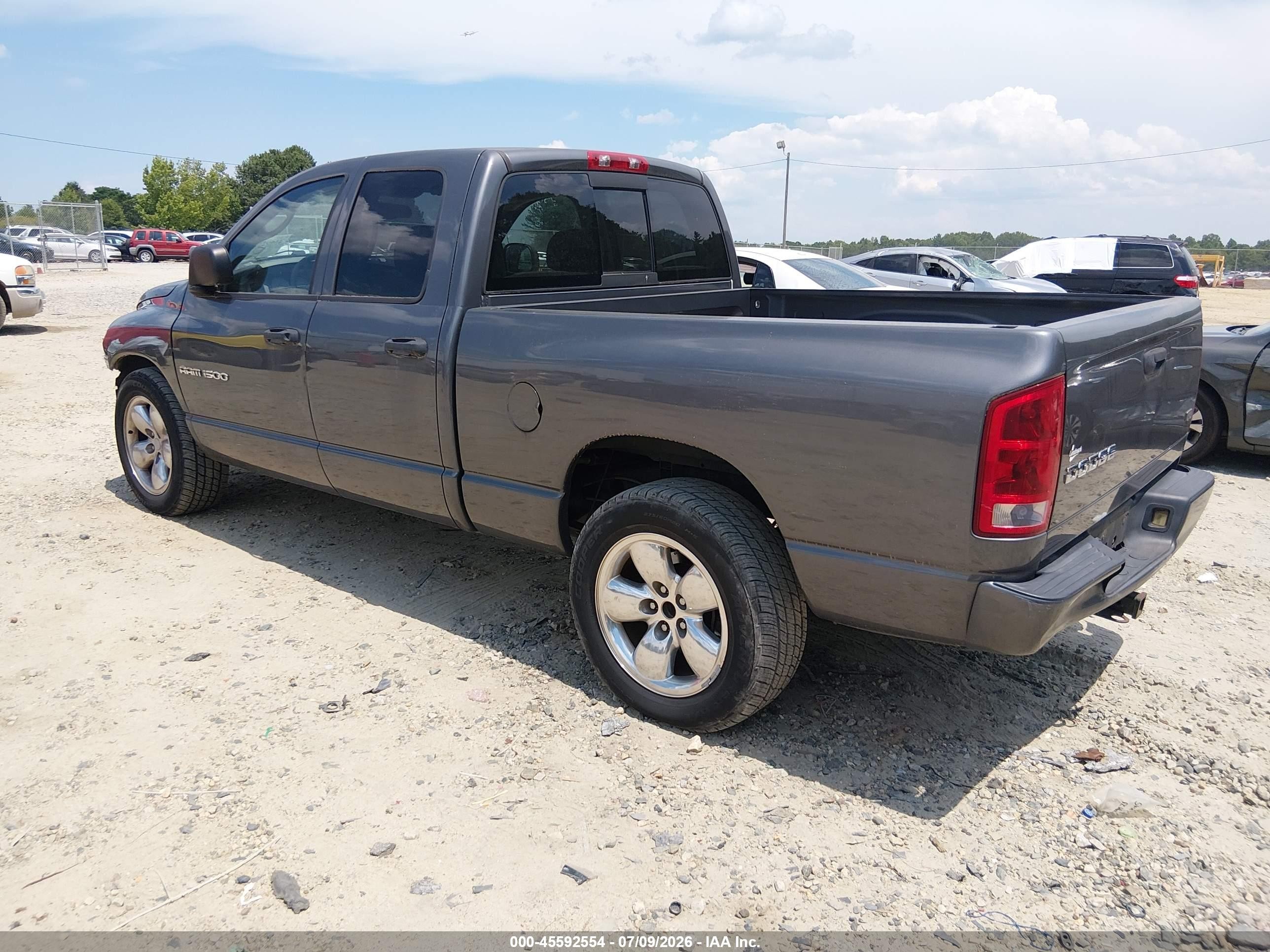 2003 Dodge Ram 1500 Slt/laramie/st Серый vin: 1D7HA18D13S220758