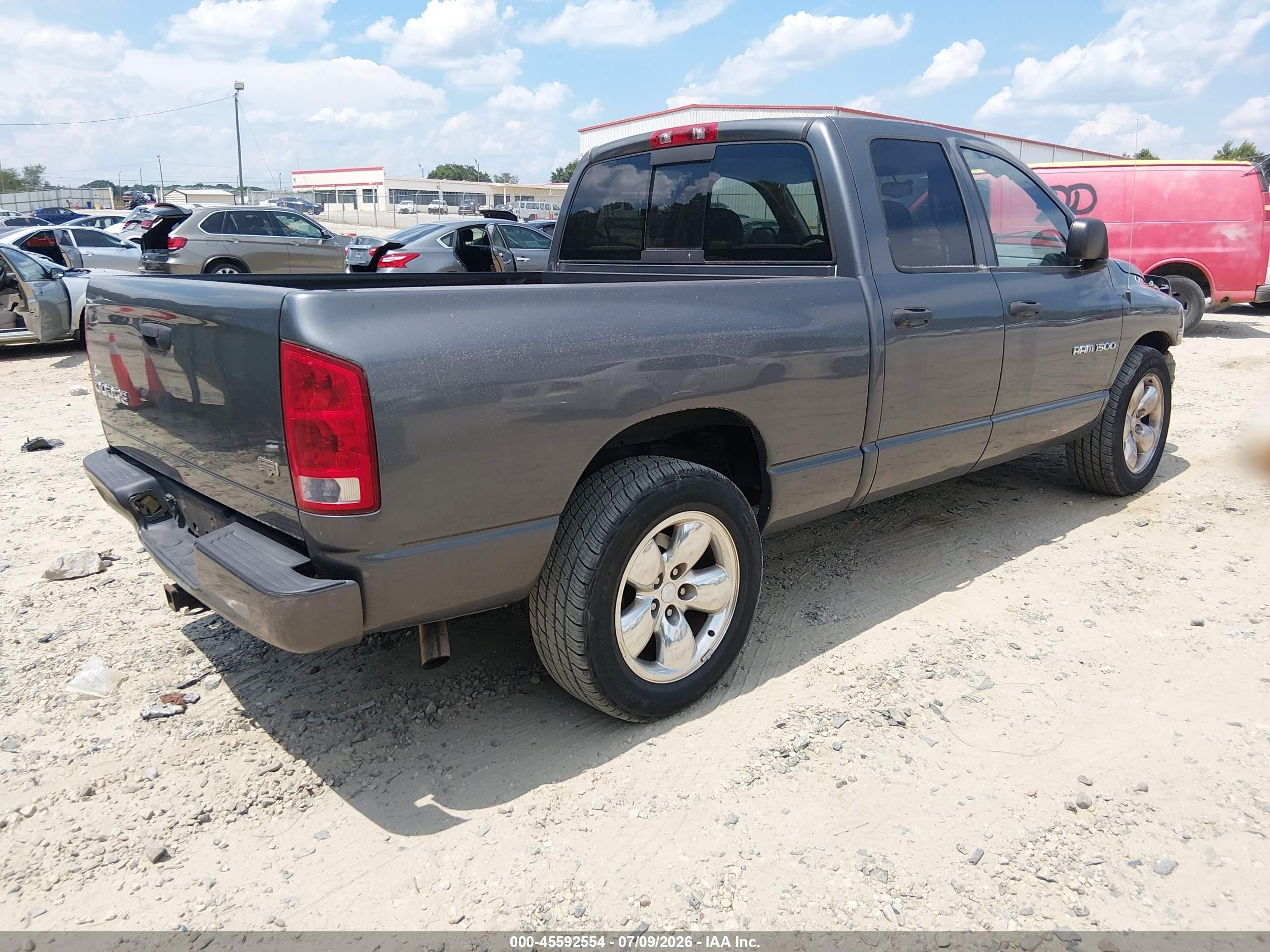 2003 Dodge Ram 1500 Slt/laramie/st Серый vin: 1D7HA18D13S220758