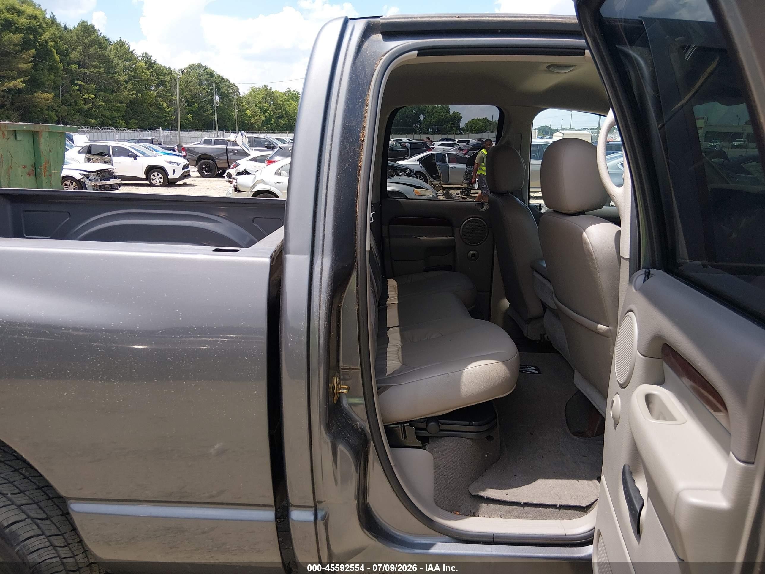 2003 Dodge Ram 1500 Slt/laramie/st Серый vin: 1D7HA18D13S220758
