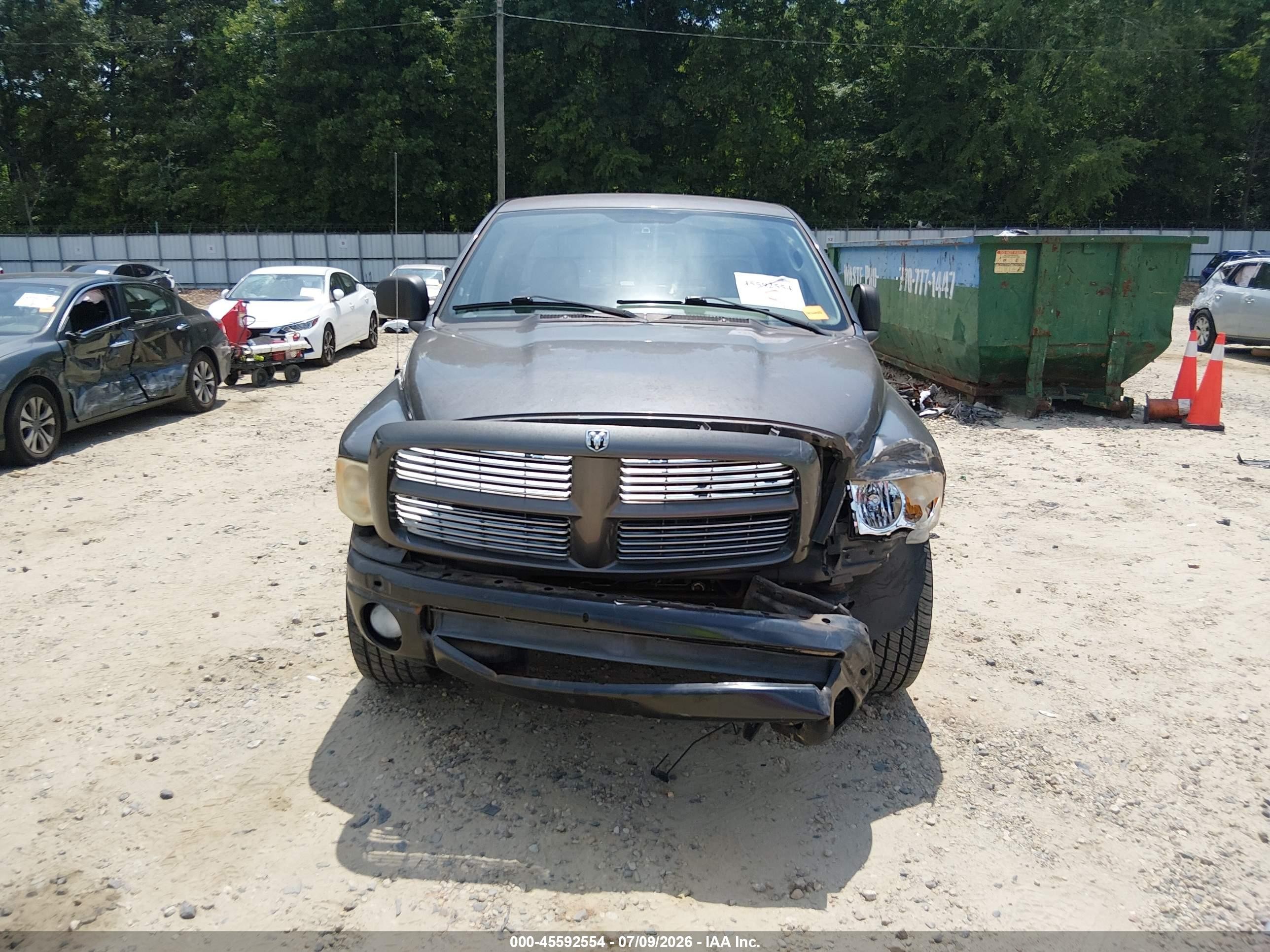 2003 Dodge Ram 1500 Slt/laramie/st Серый vin: 1D7HA18D13S220758