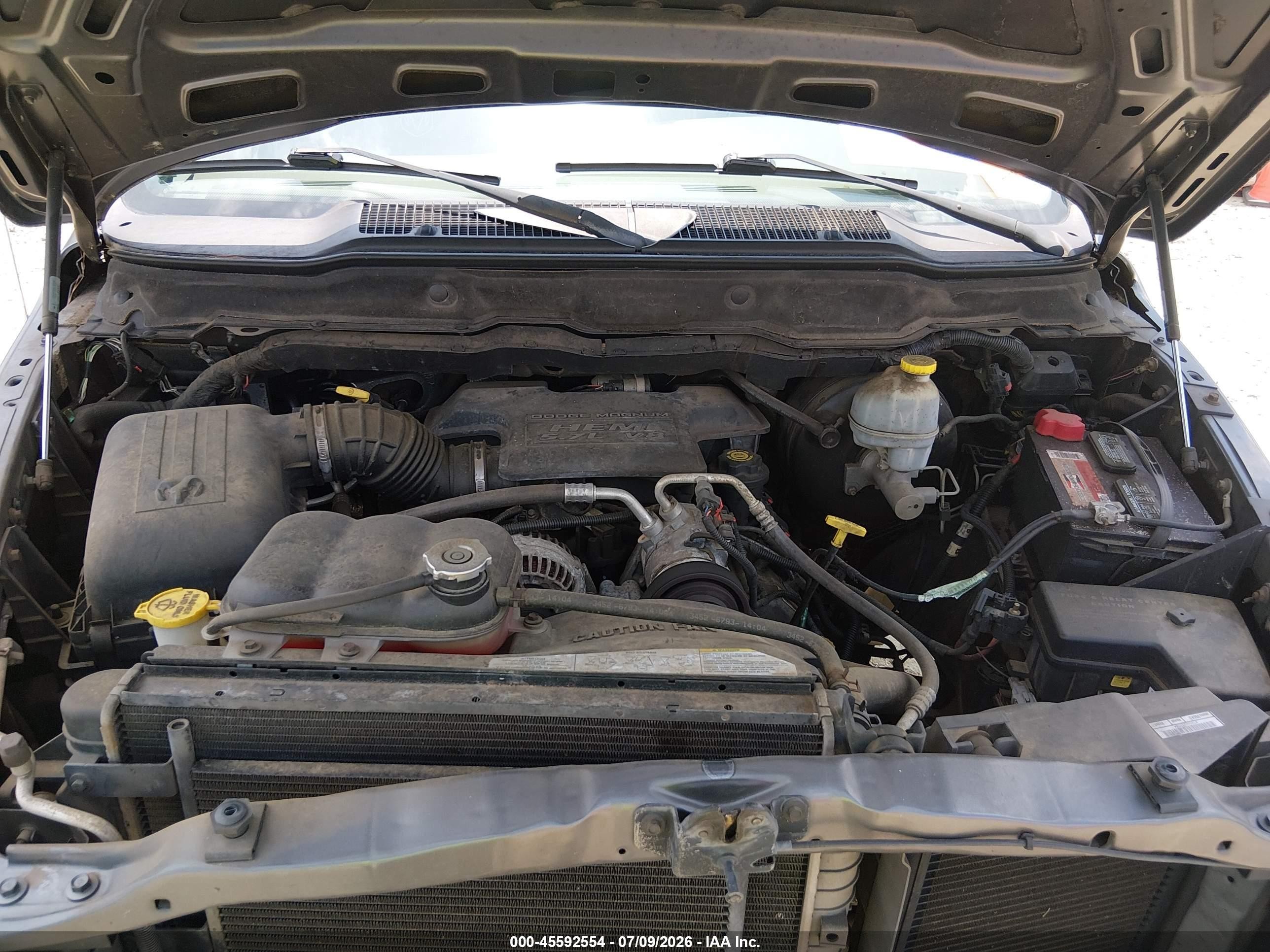 2003 Dodge Ram 1500 Slt/laramie/st Серый vin: 1D7HA18D13S220758