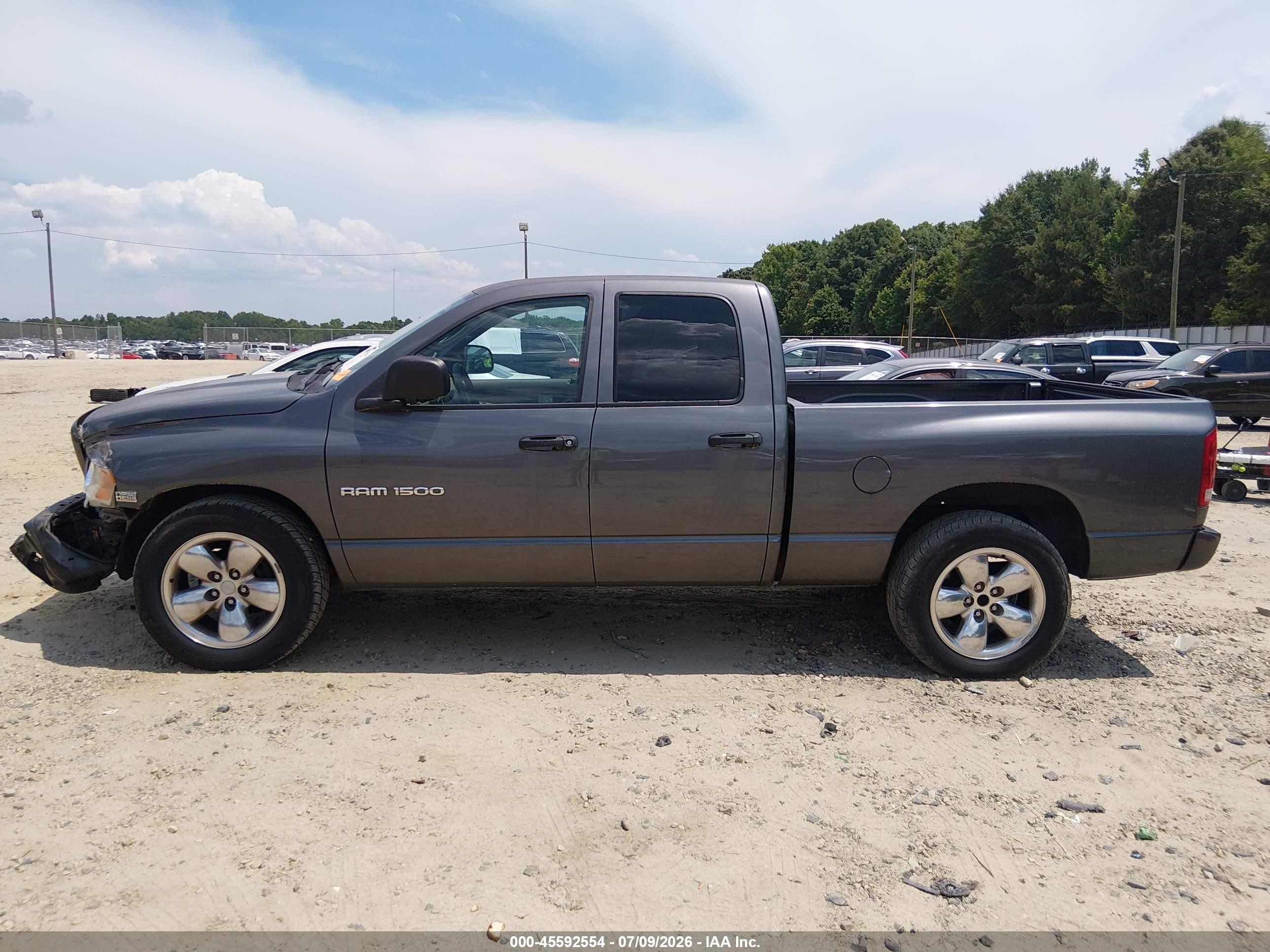 2003 Dodge Ram 1500 Slt/laramie/st Серый vin: 1D7HA18D13S220758