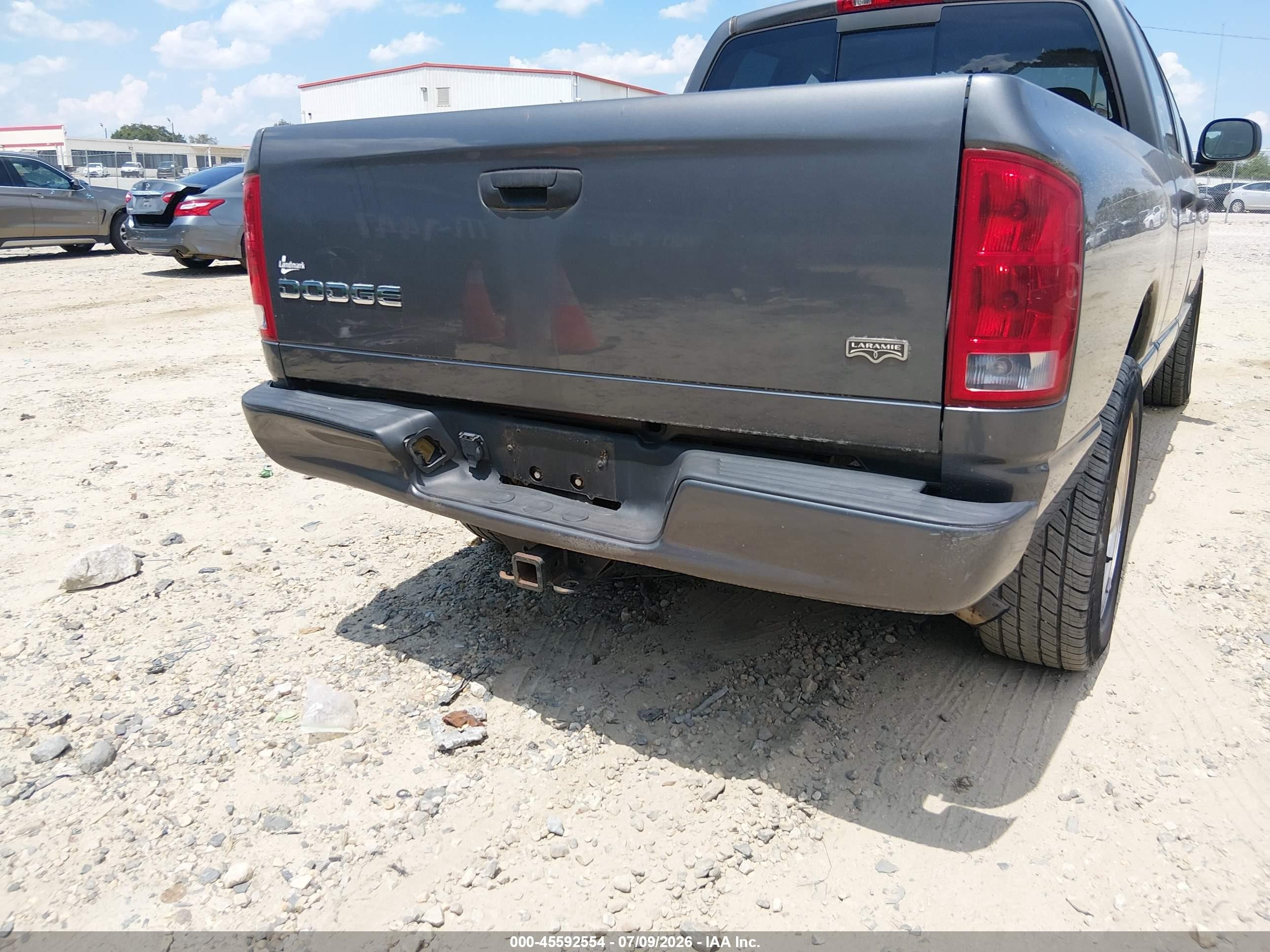 2003 Dodge Ram 1500 Slt/laramie/st Серый vin: 1D7HA18D13S220758