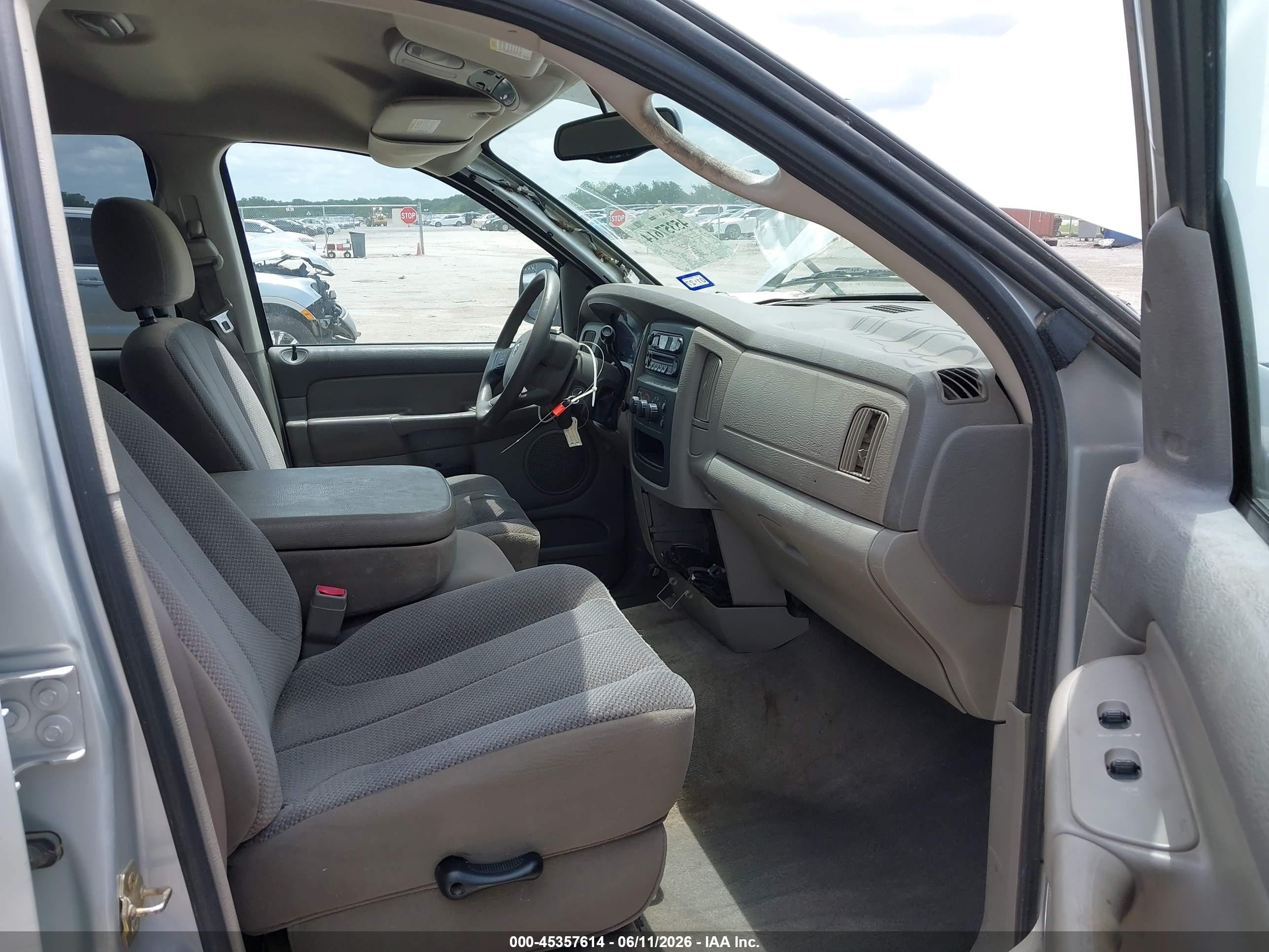 2004 Dodge Ram 1500 Slt/laramie Silver vin: 1D7HA18D14S543290
