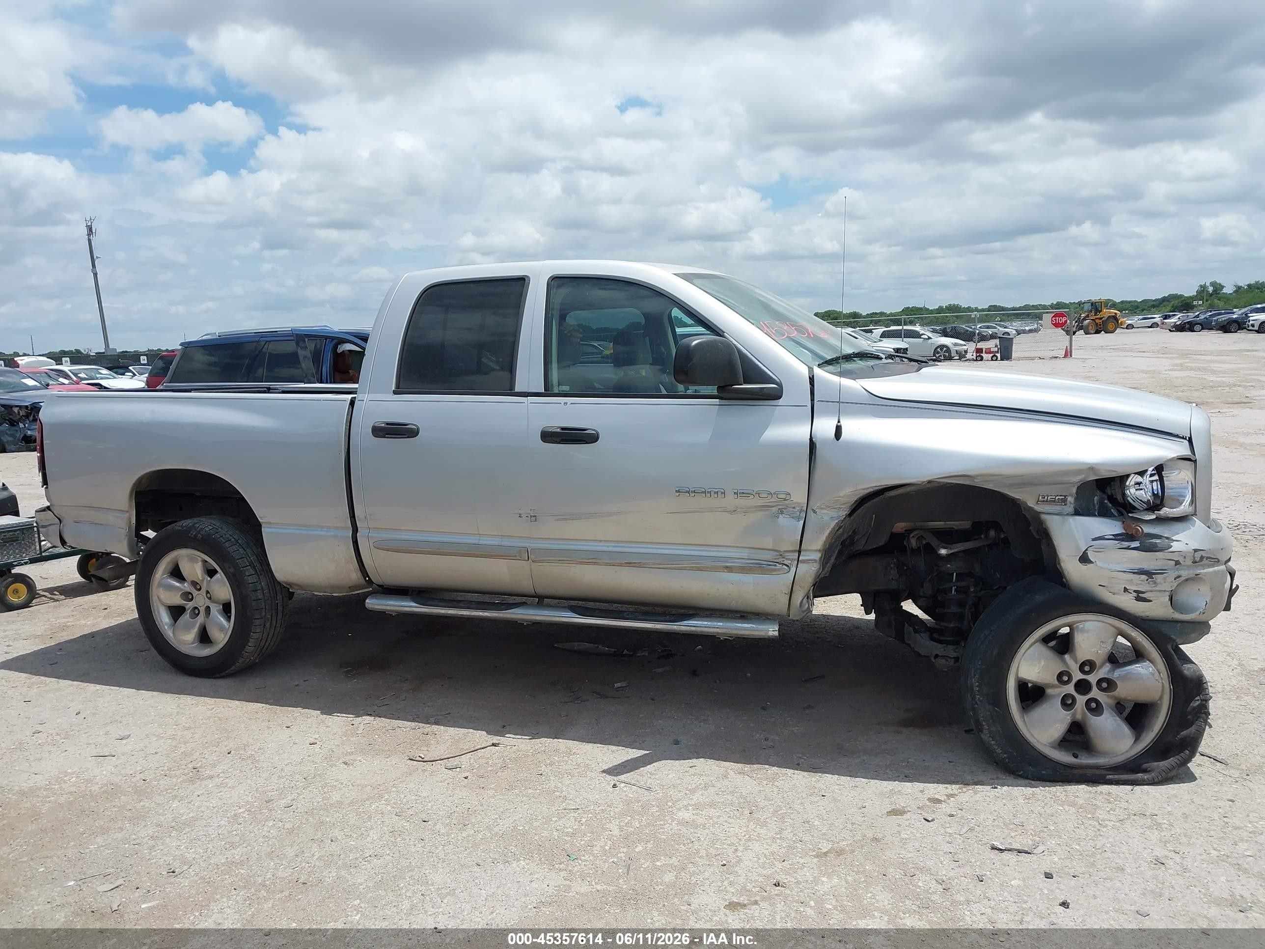 2004 Dodge Ram 1500 Slt/laramie Silver vin: 1D7HA18D14S543290
