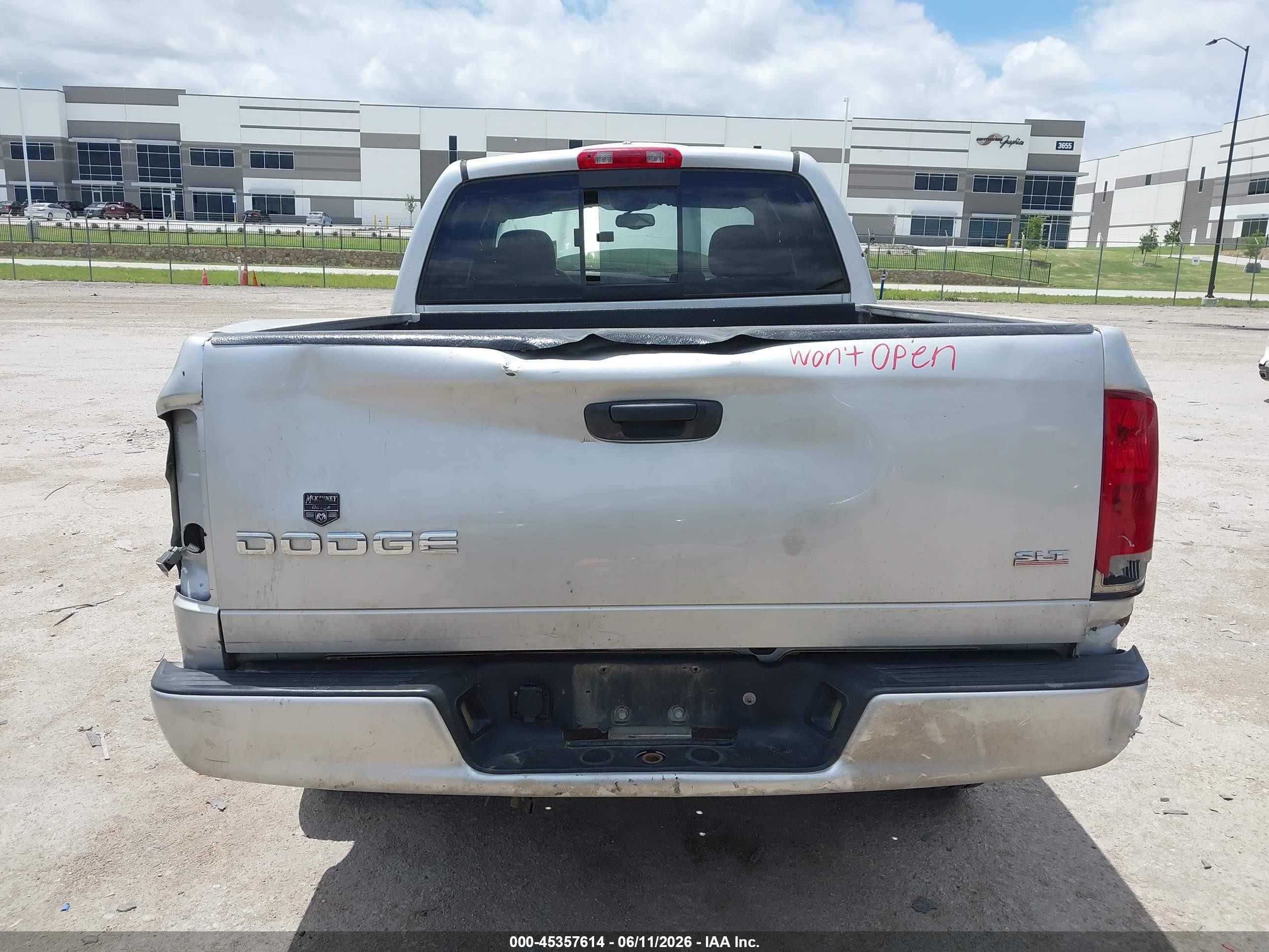 2004 Dodge Ram 1500 Slt/laramie Silver vin: 1D7HA18D14S543290