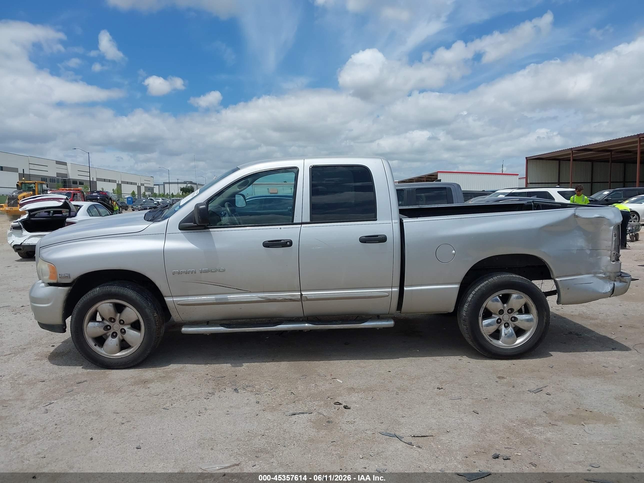2004 Dodge Ram 1500 Slt/laramie Silver vin: 1D7HA18D14S543290