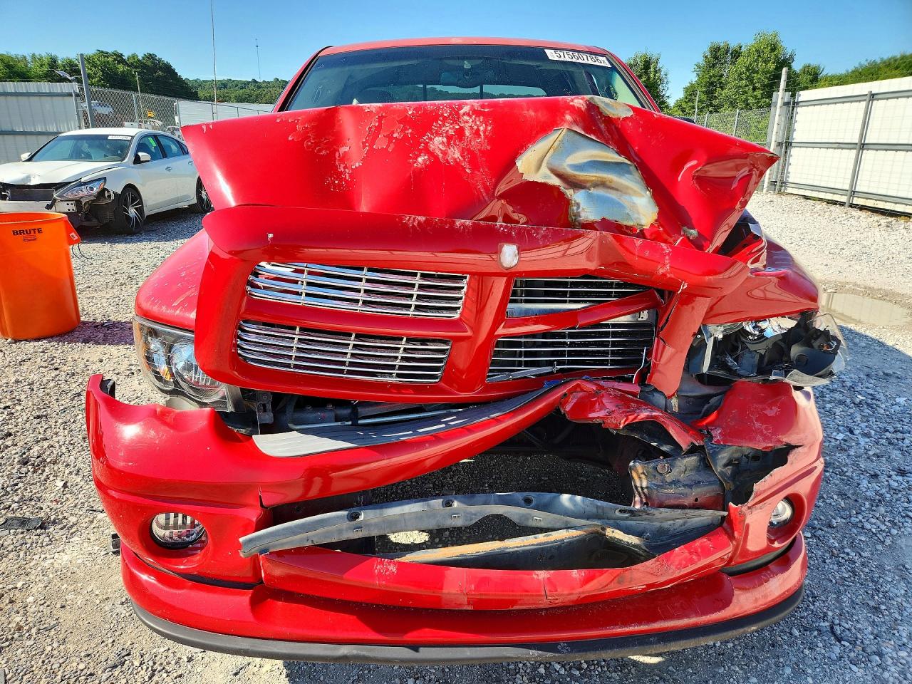 2003 Dodge Ram 1500 St Red vin: 1D7HA18D23S377151