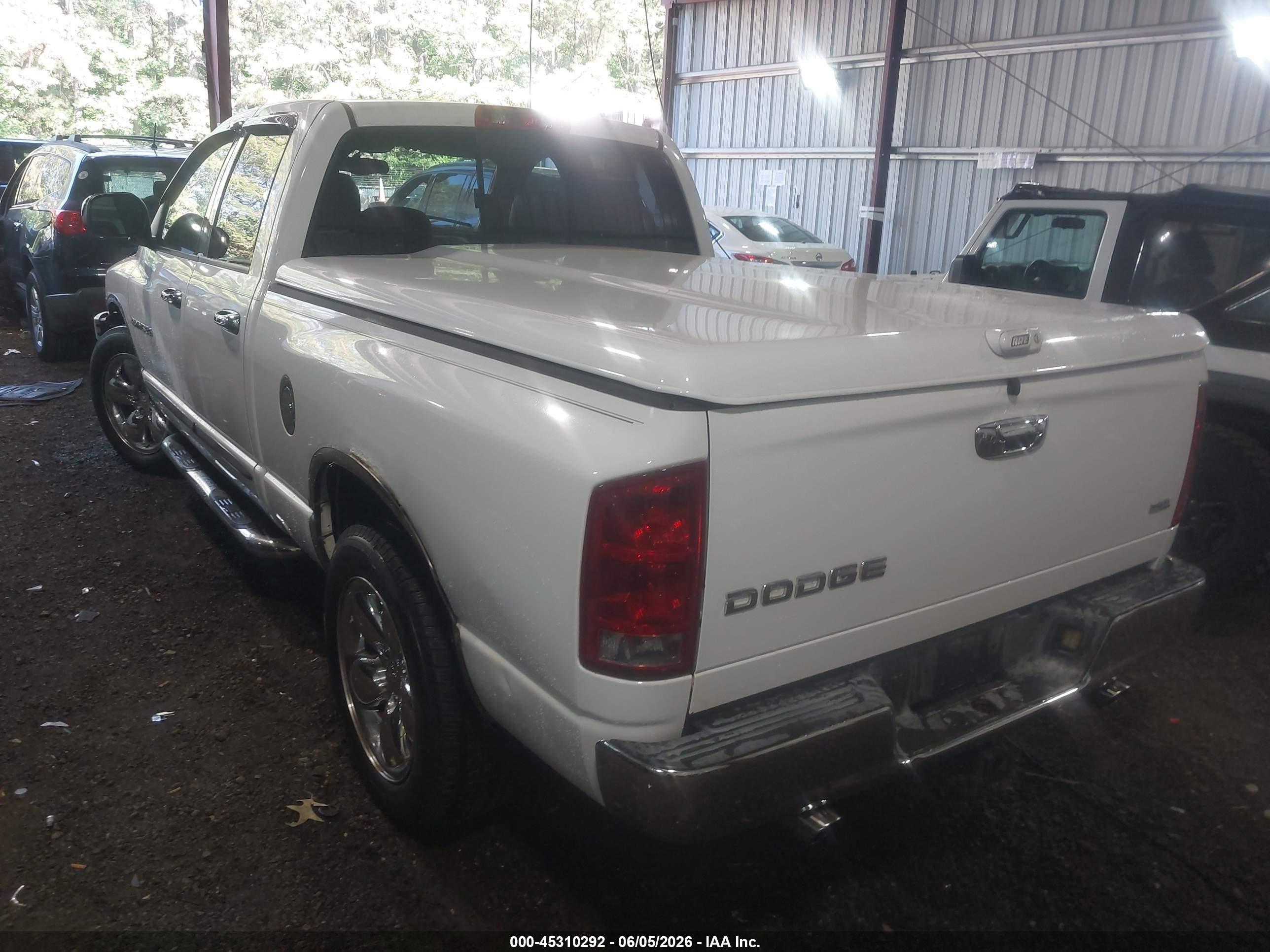 2004 Dodge Ram 1500 Slt/laramie White vin: 1D7HA18D24J200820