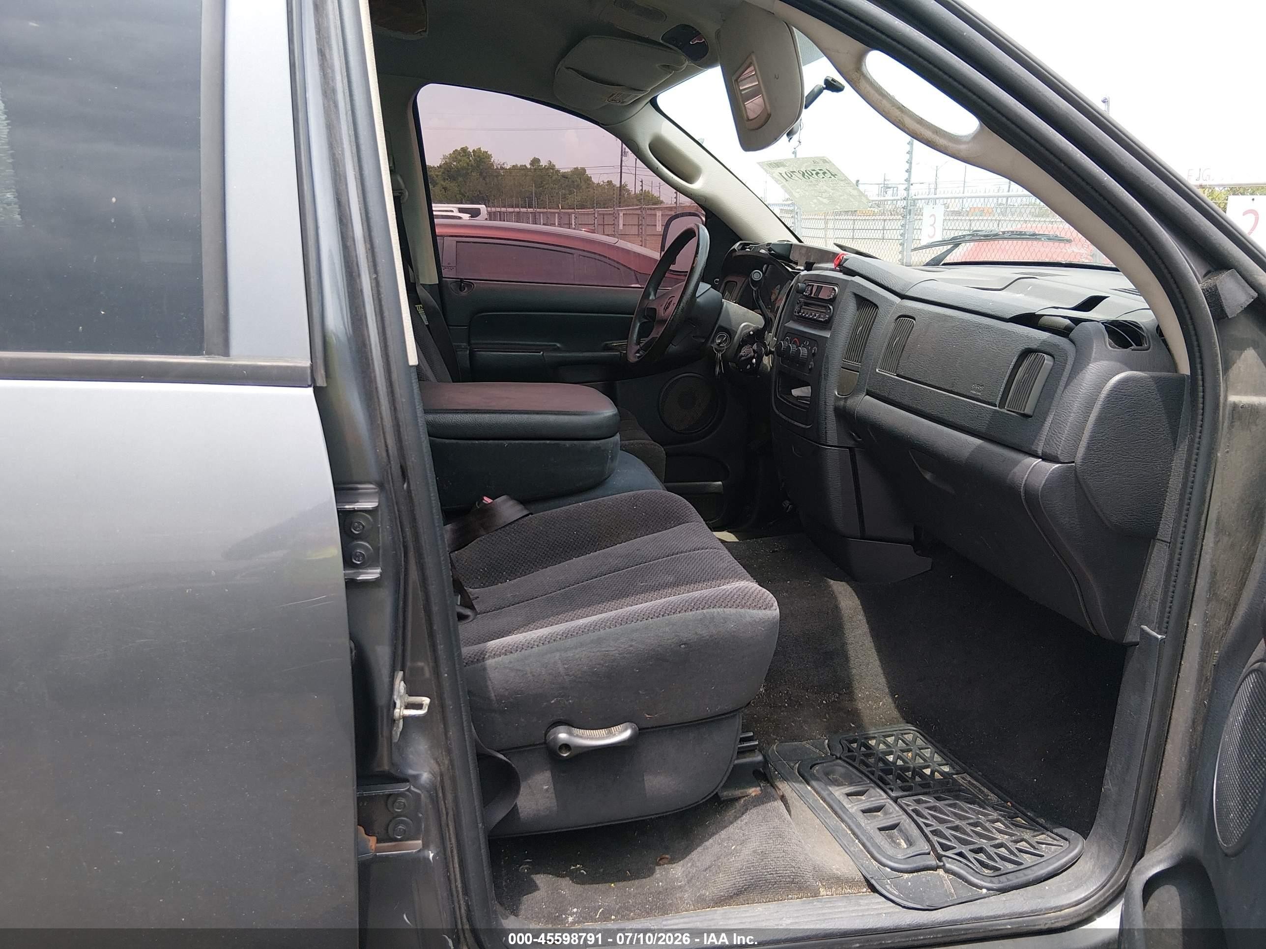 2004 Dodge Ram 1500 Slt/laramie Gray vin: 1D7HA18D24S529026