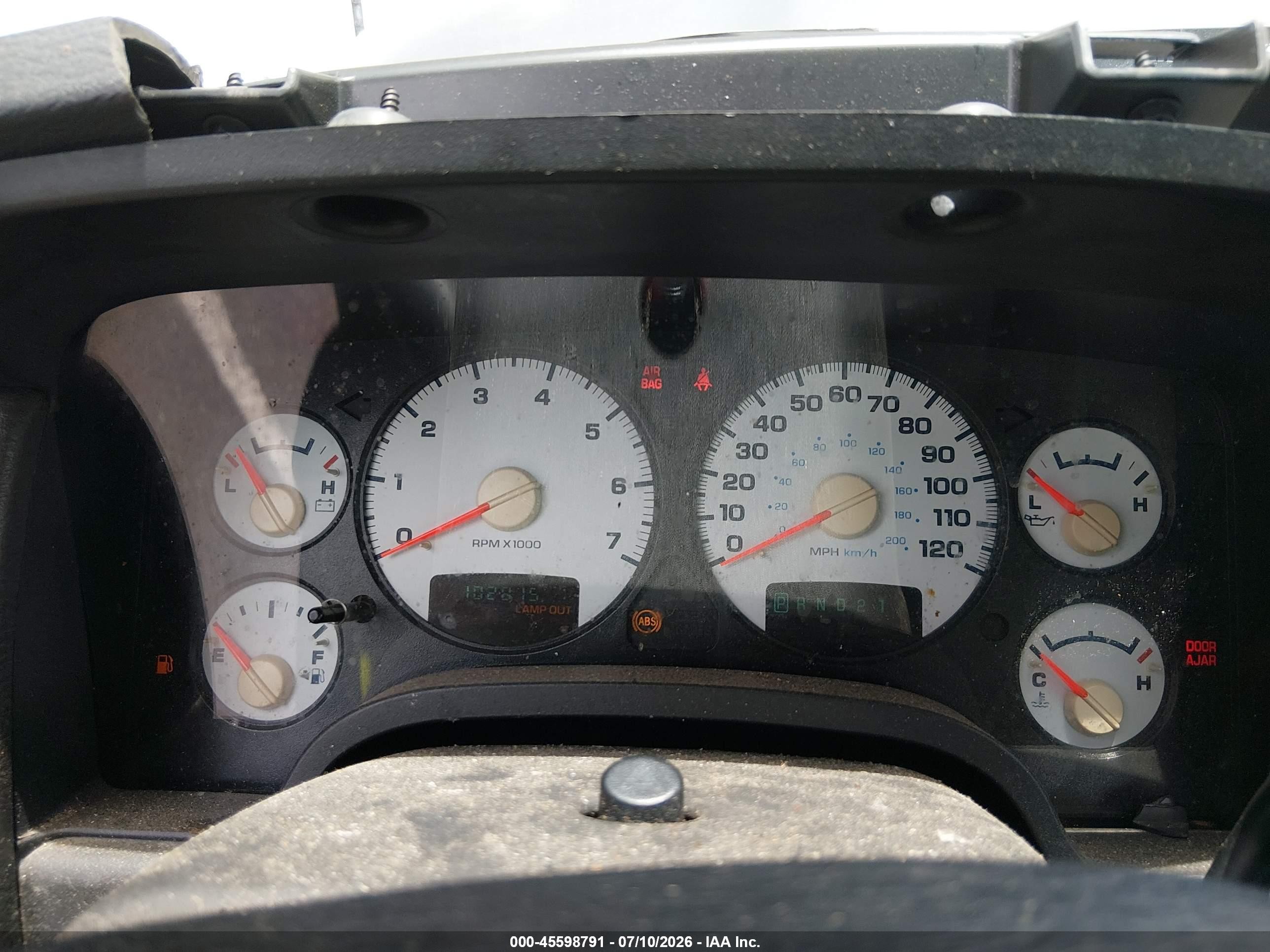 2004 Dodge Ram 1500 Slt/laramie Gray vin: 1D7HA18D24S529026