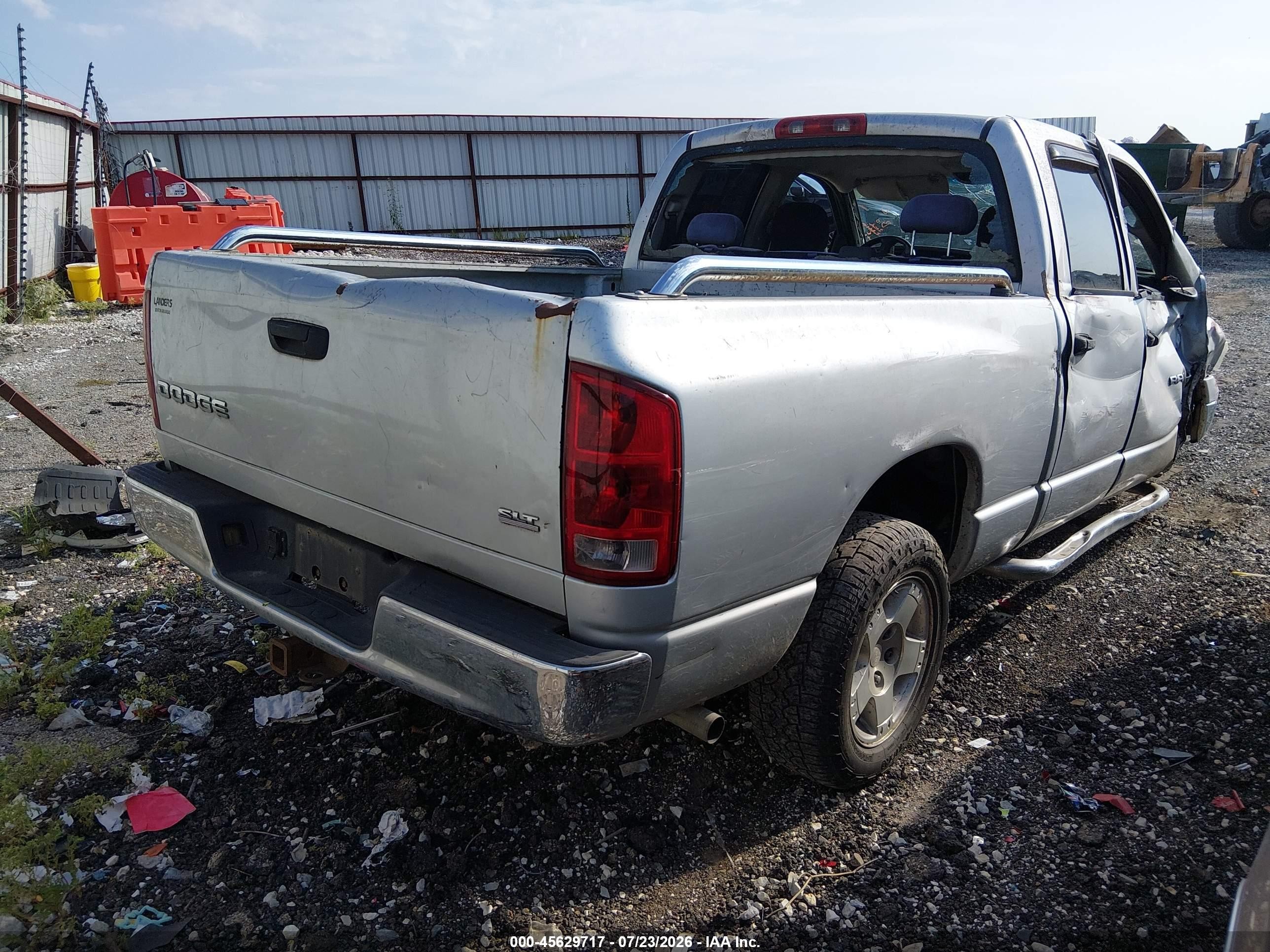 2004 Dodge Ram 1500 Slt/laramie Silver vin: 1D7HA18D24S650140