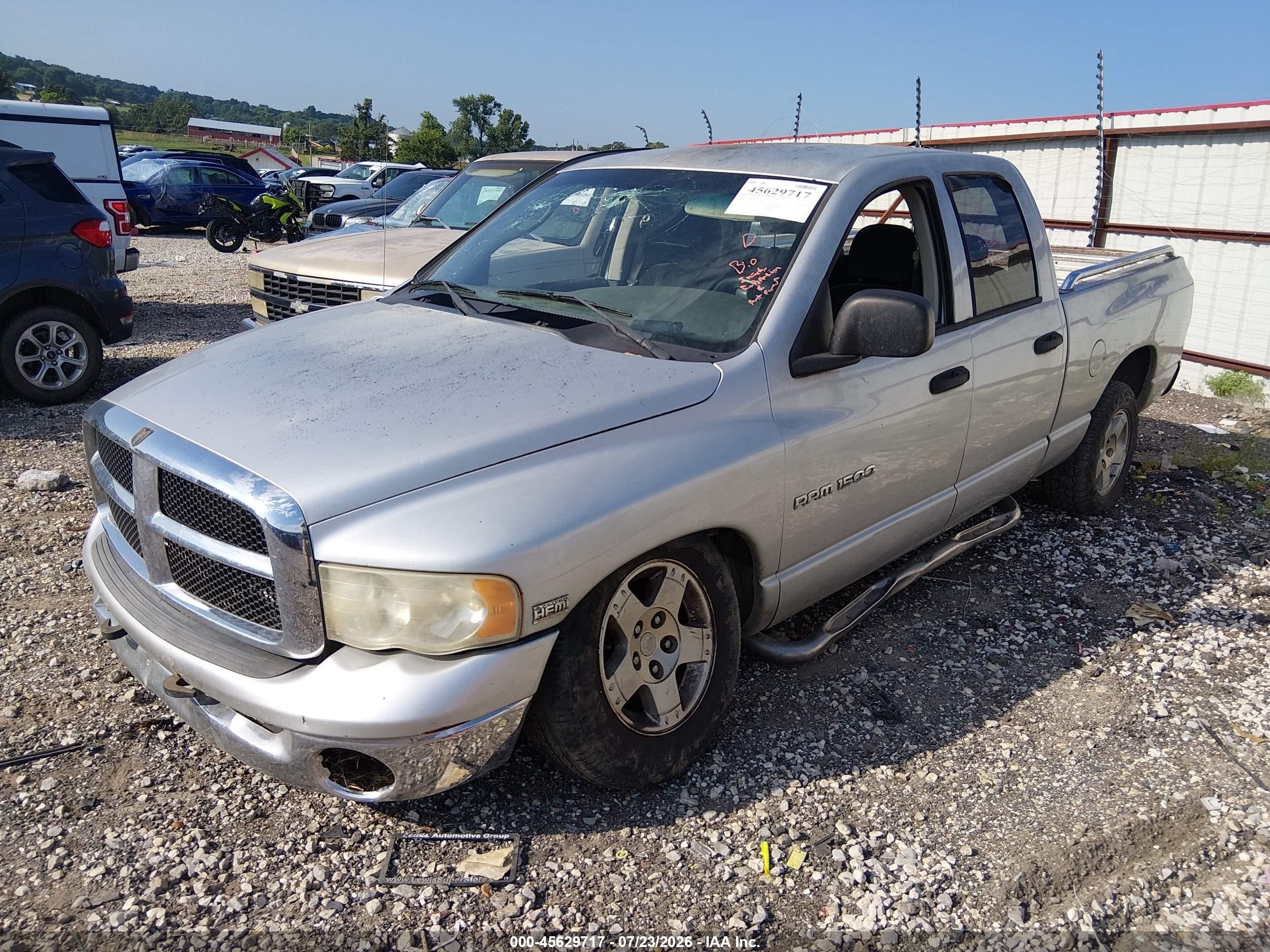 2004 Dodge Ram 1500 Slt/laramie Silver vin: 1D7HA18D24S650140