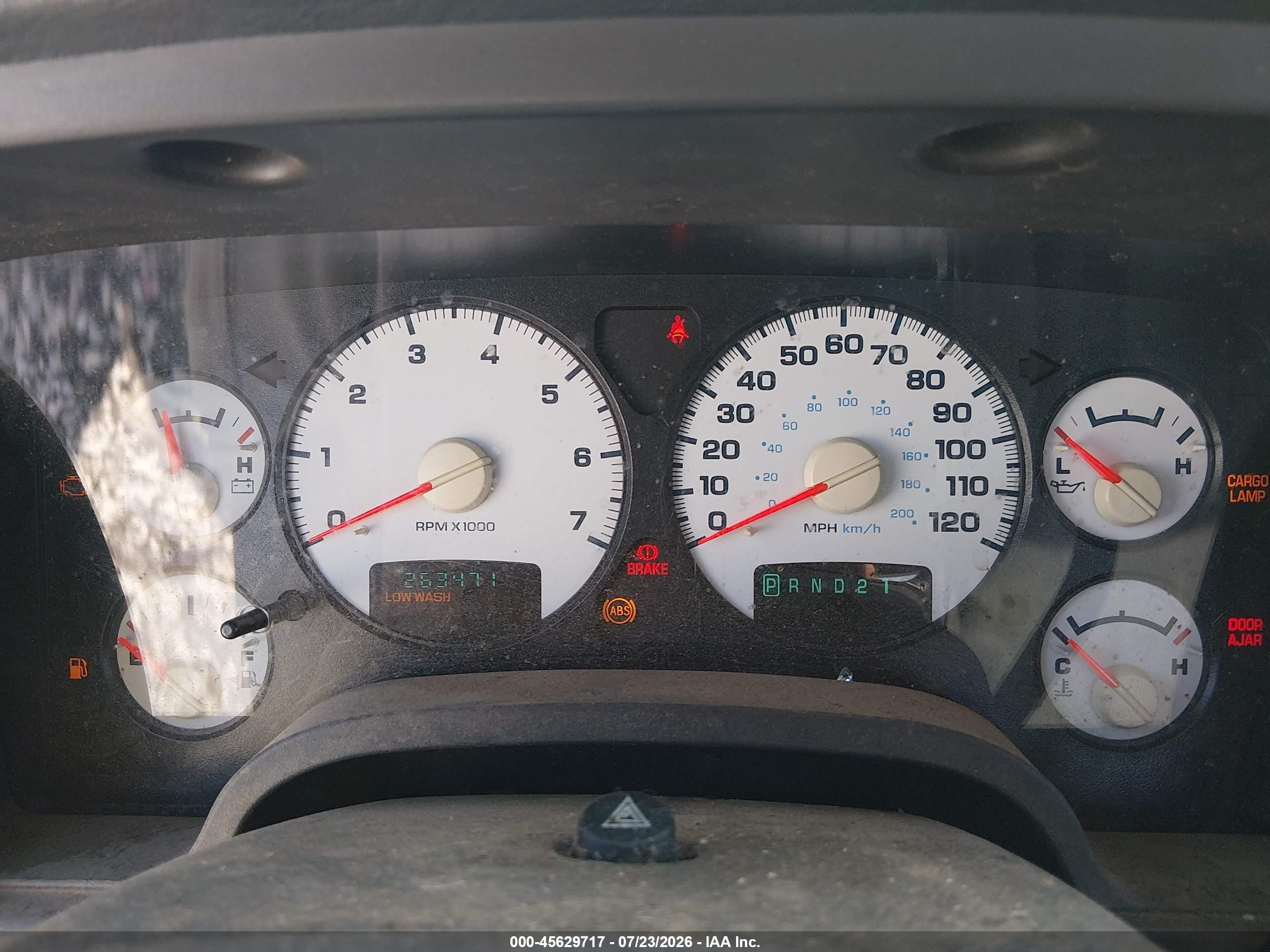 2004 Dodge Ram 1500 Slt/laramie Silver vin: 1D7HA18D24S650140