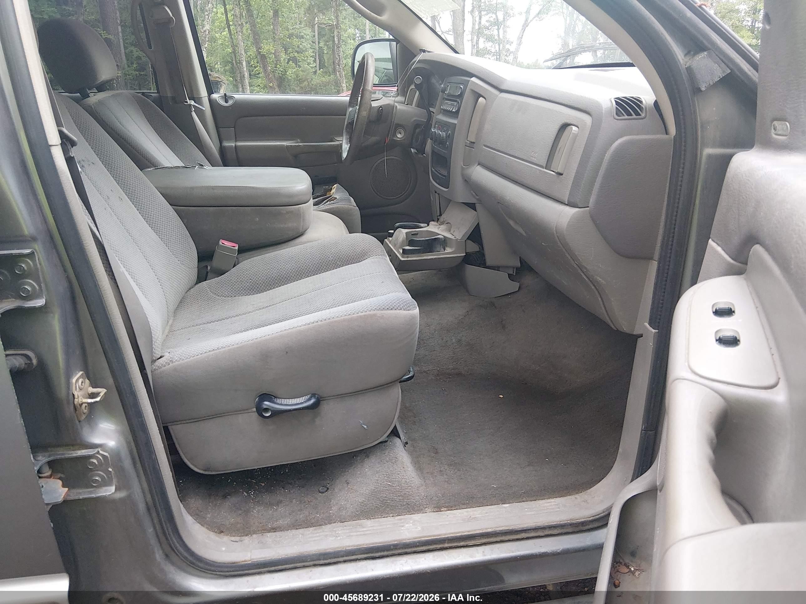 2005 Dodge Ram 1500 Slt/laramie Серый vin: 1D7HA18D25J545752