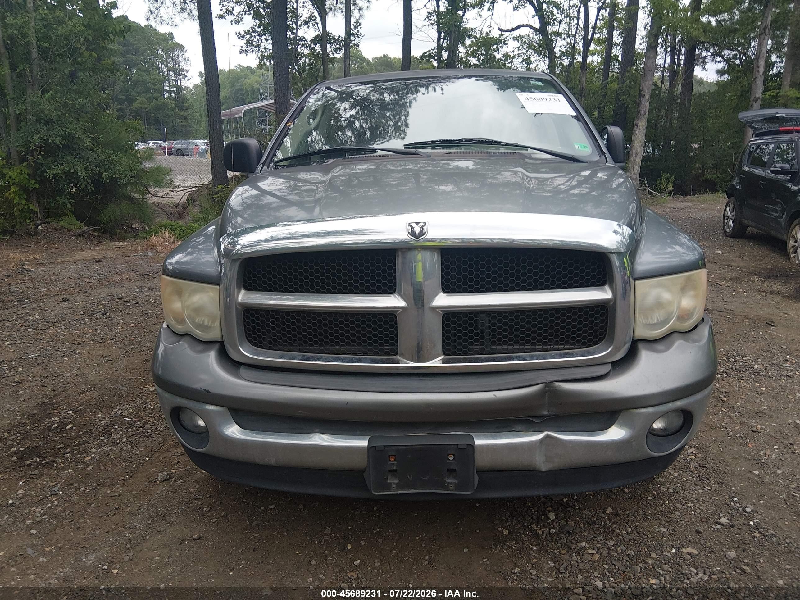 2005 Dodge Ram 1500 Slt/laramie Серый vin: 1D7HA18D25J545752