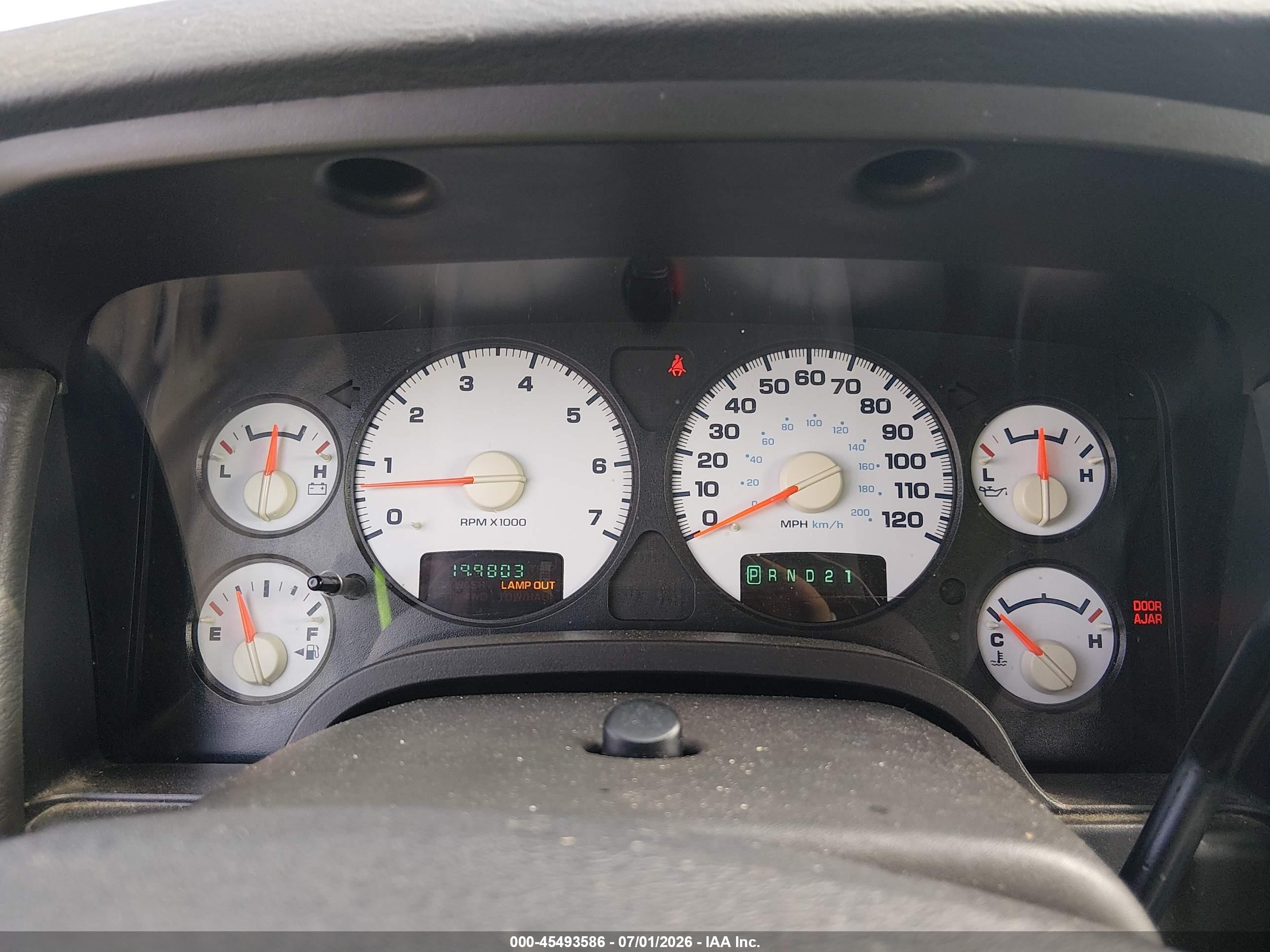 2005 Dodge Ram 1500 Slt/laramie Black vin: 1D7HA18D25S266229