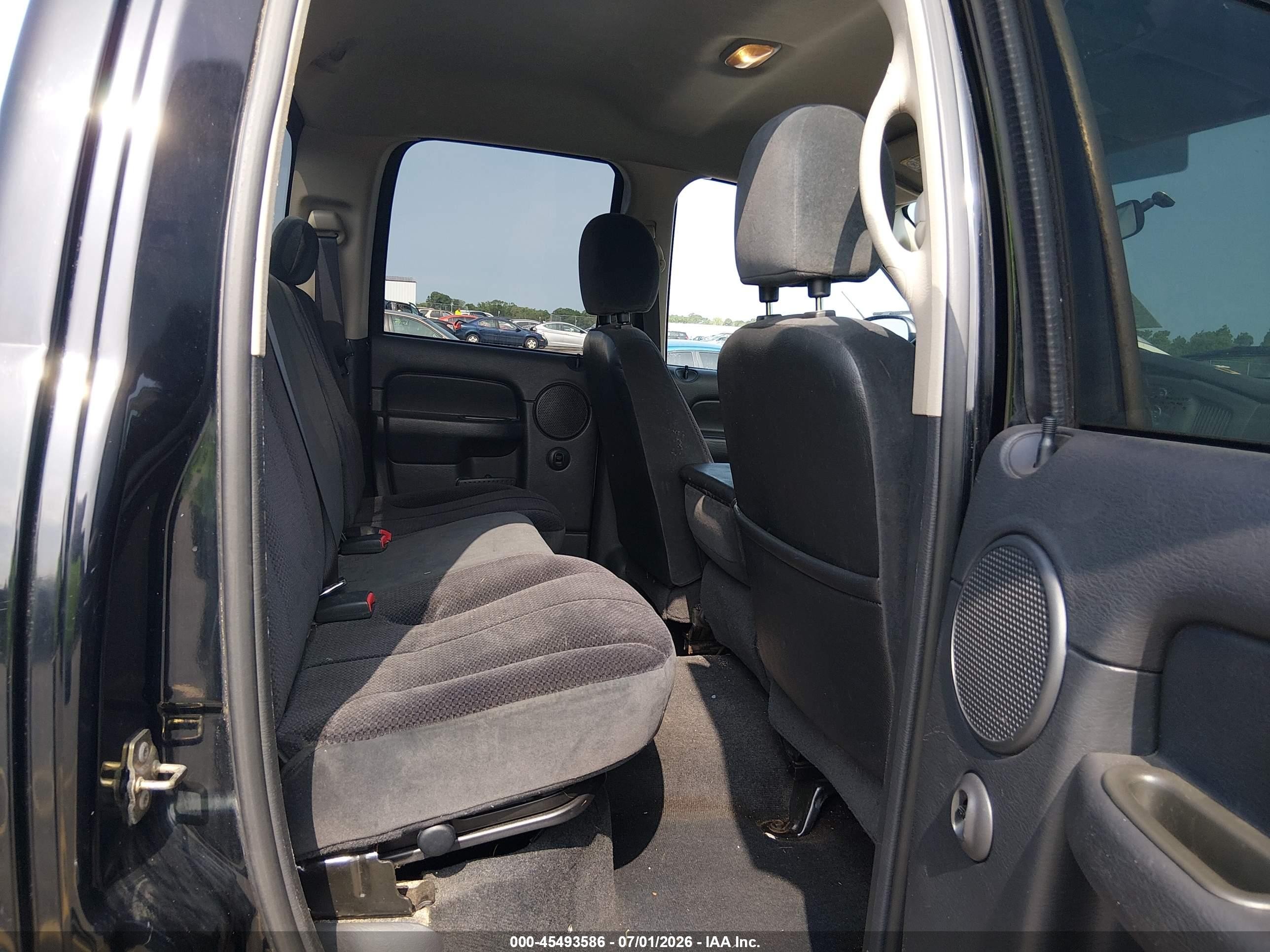 2005 Dodge Ram 1500 Slt/laramie Black vin: 1D7HA18D25S266229