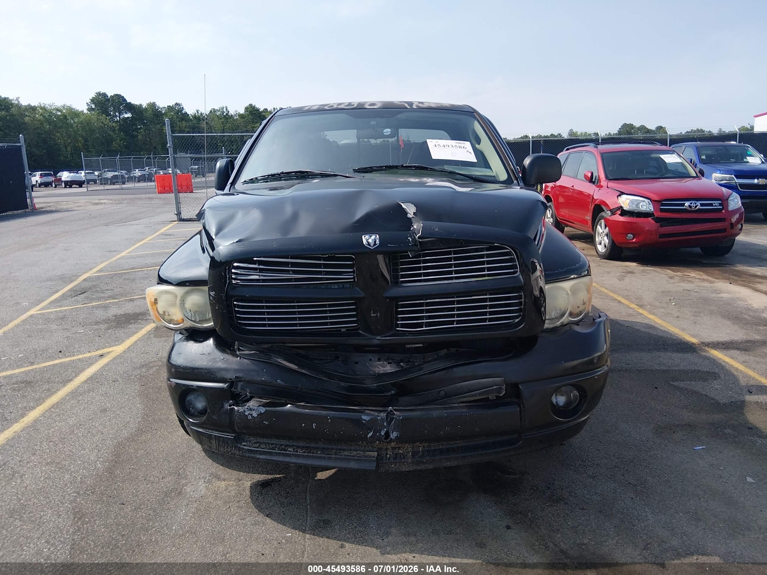 2005 Dodge Ram 1500 Slt/laramie Black vin: 1D7HA18D25S266229
