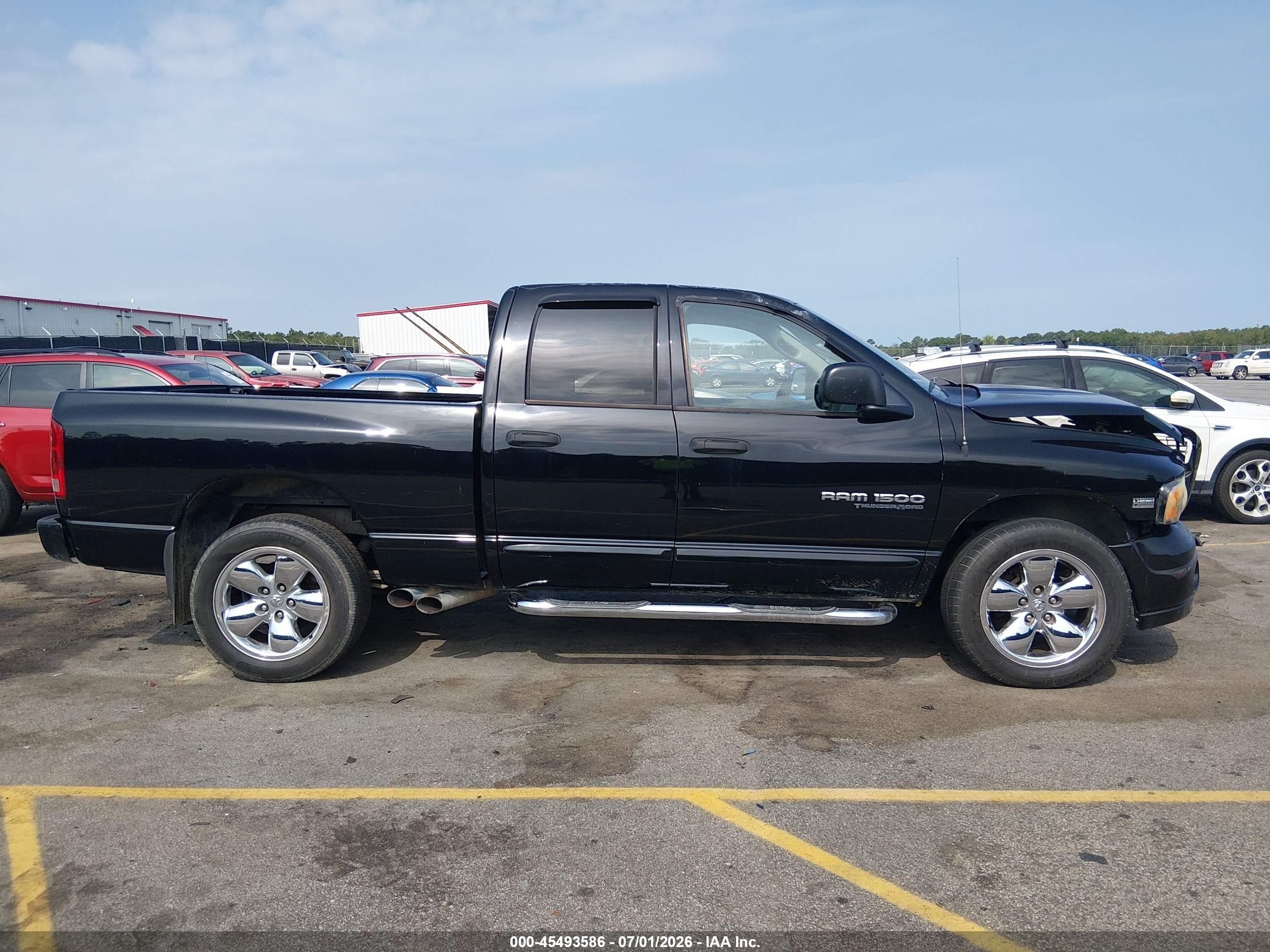 2005 Dodge Ram 1500 Slt/laramie Black vin: 1D7HA18D25S266229