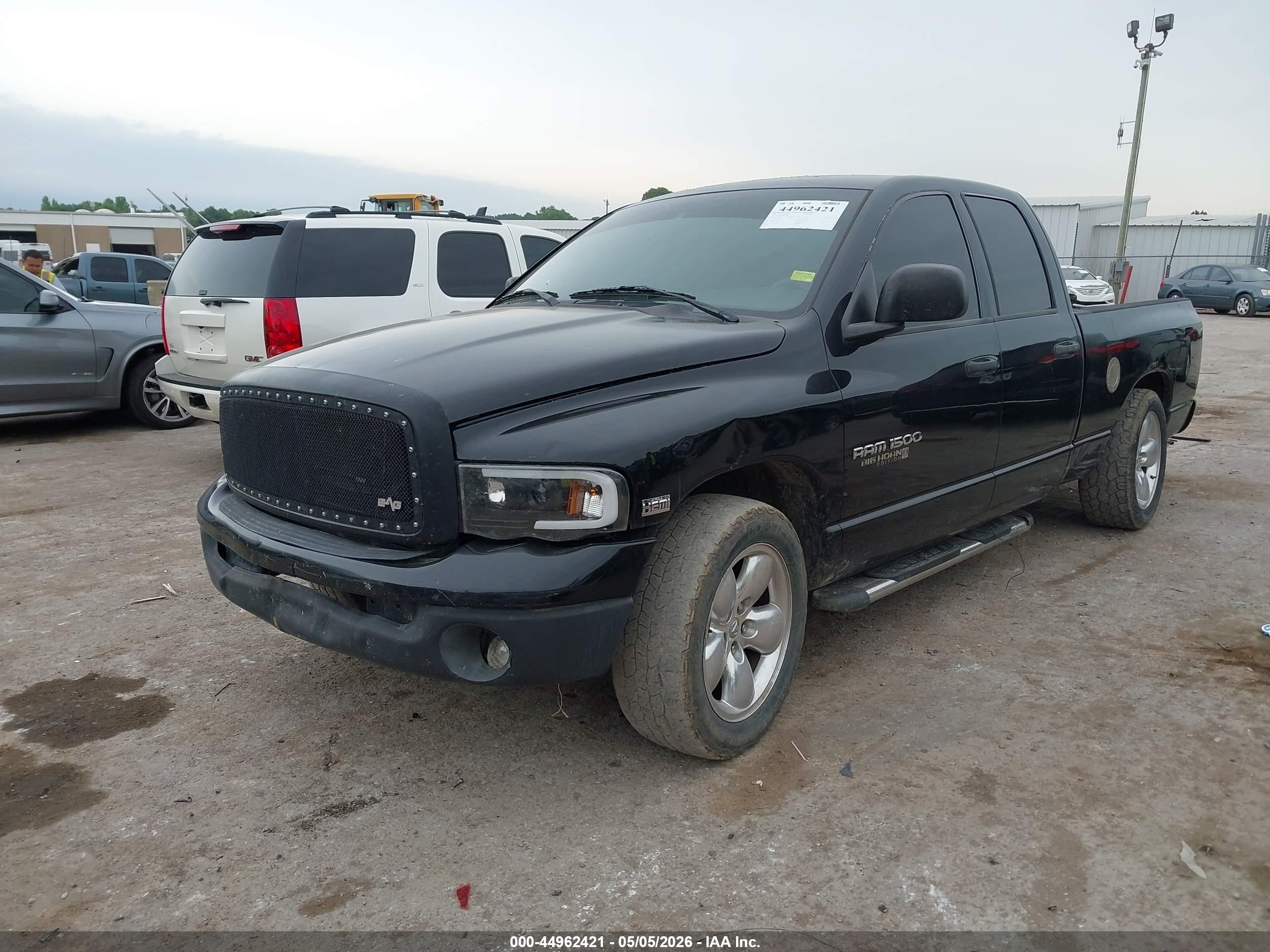 2005 Dodge Ram 1500 Slt/laramie Black vin: 1D7HA18D25S279675
