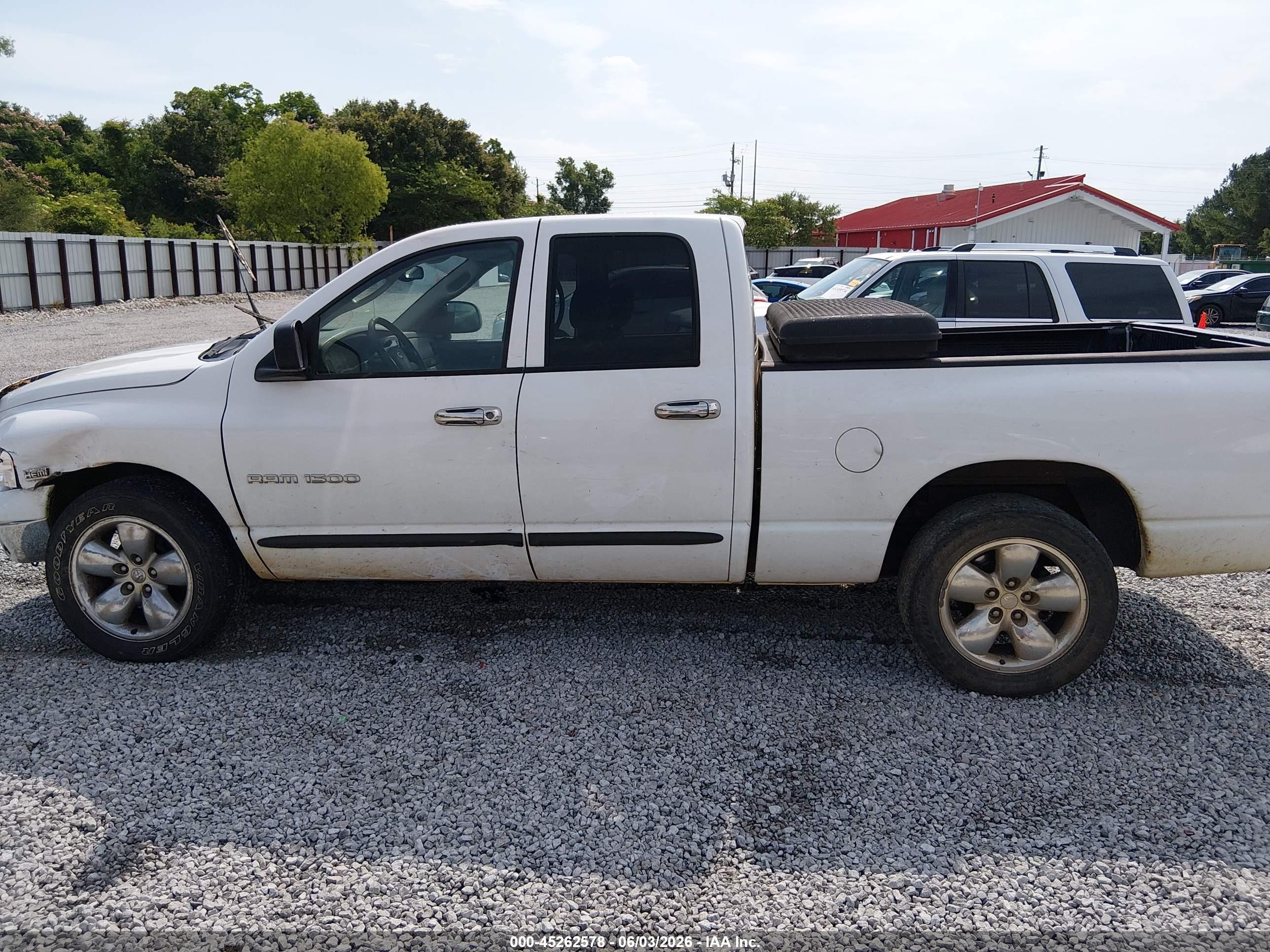 2005 Dodge Ram 1500 Slt/laramie White vin: 1D7HA18D25S354388