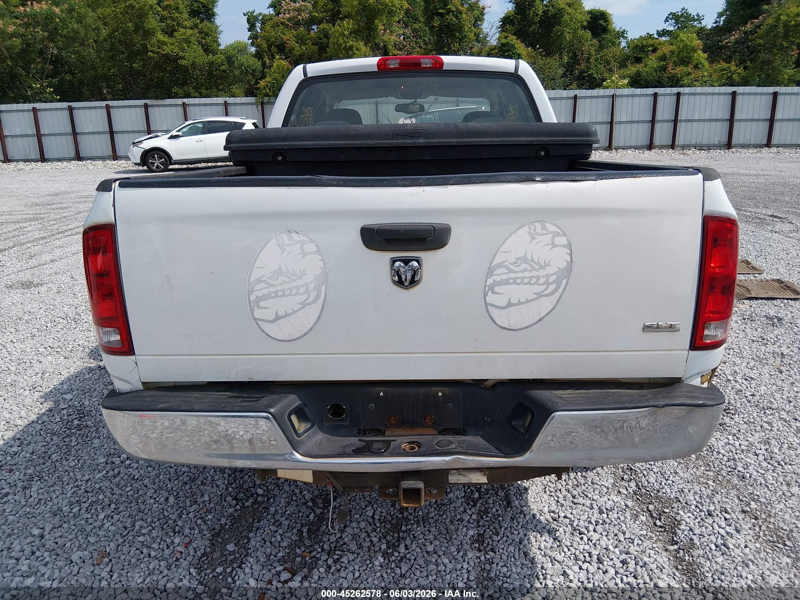 2005 Dodge Ram 1500 Slt/laramie White vin: 1D7HA18D25S354388