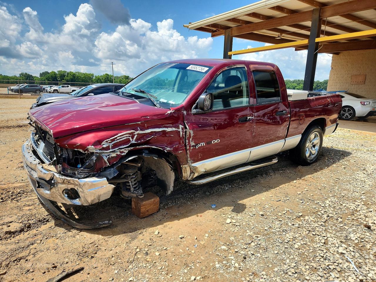 2003 Dodge Ram 1500 St Burgundy vin: 1D7HA18D33S293470