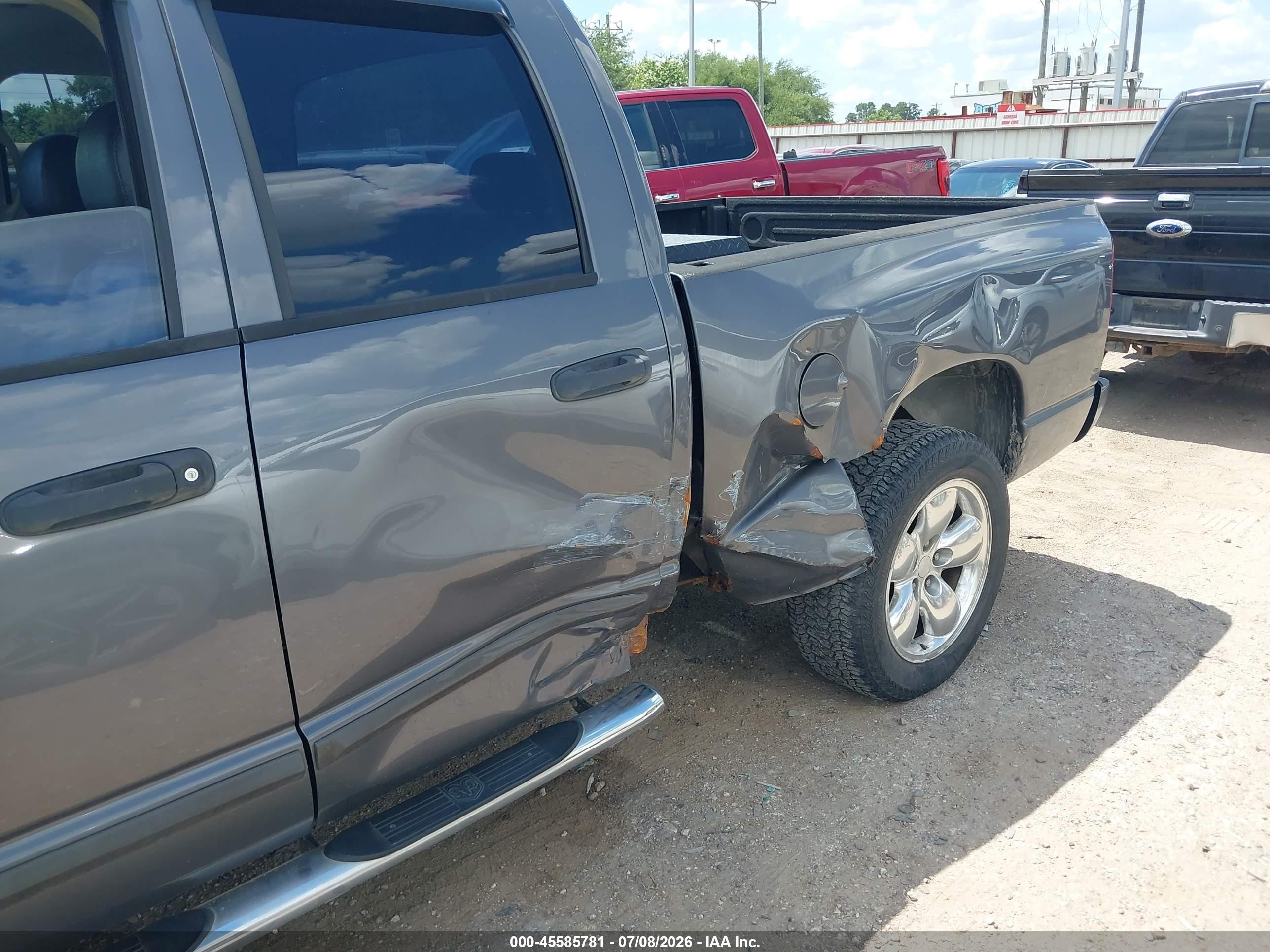 2004 Dodge Ram 1500 Slt/laramie Gray vin: 1D7HA18D34S672891