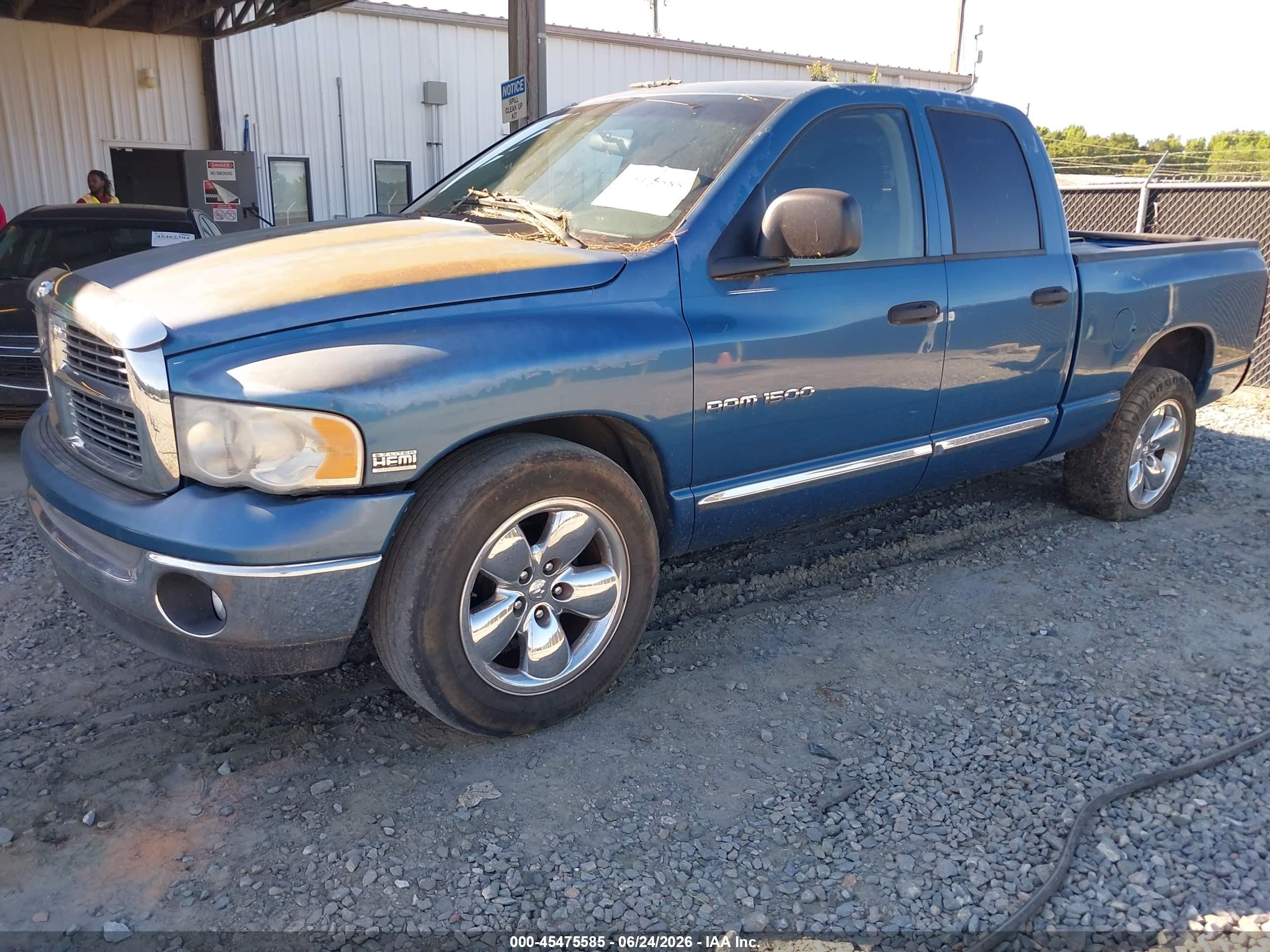 2004 Dodge Ram 1500 Slt/laramie Blue vin: 1D7HA18D34S772005