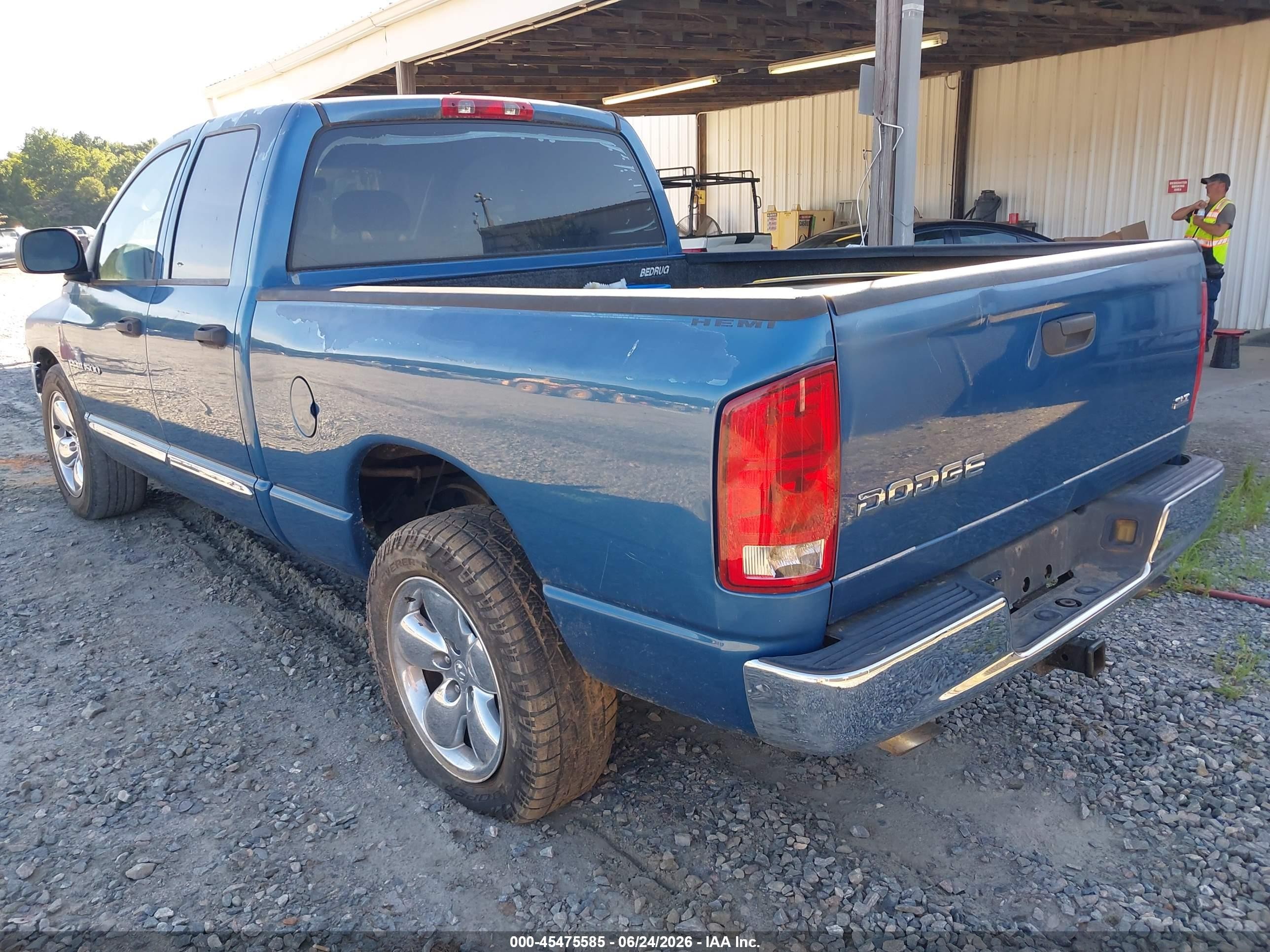 2004 Dodge Ram 1500 Slt/laramie Blue vin: 1D7HA18D34S772005