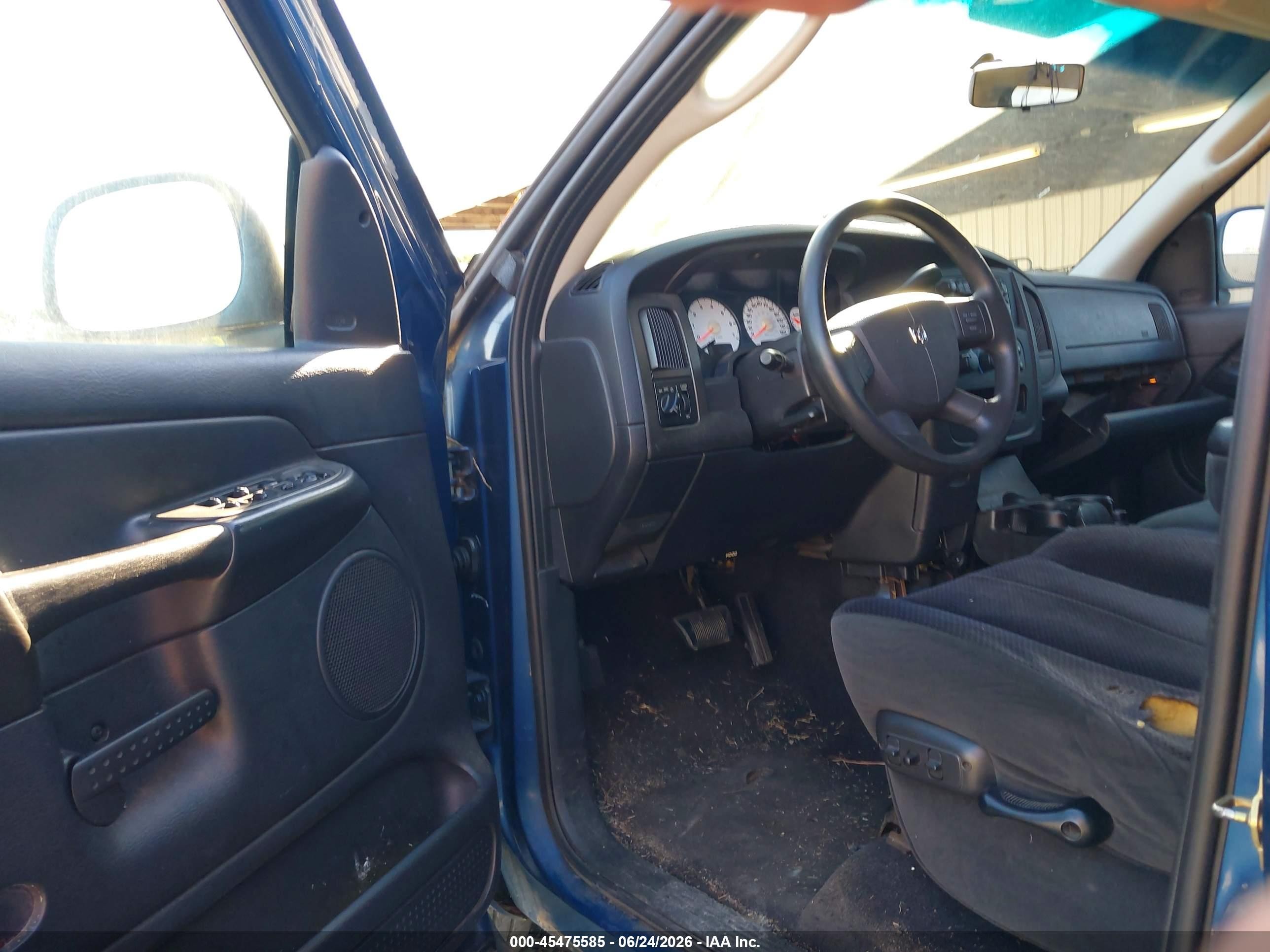 2004 Dodge Ram 1500 Slt/laramie Blue vin: 1D7HA18D34S772005