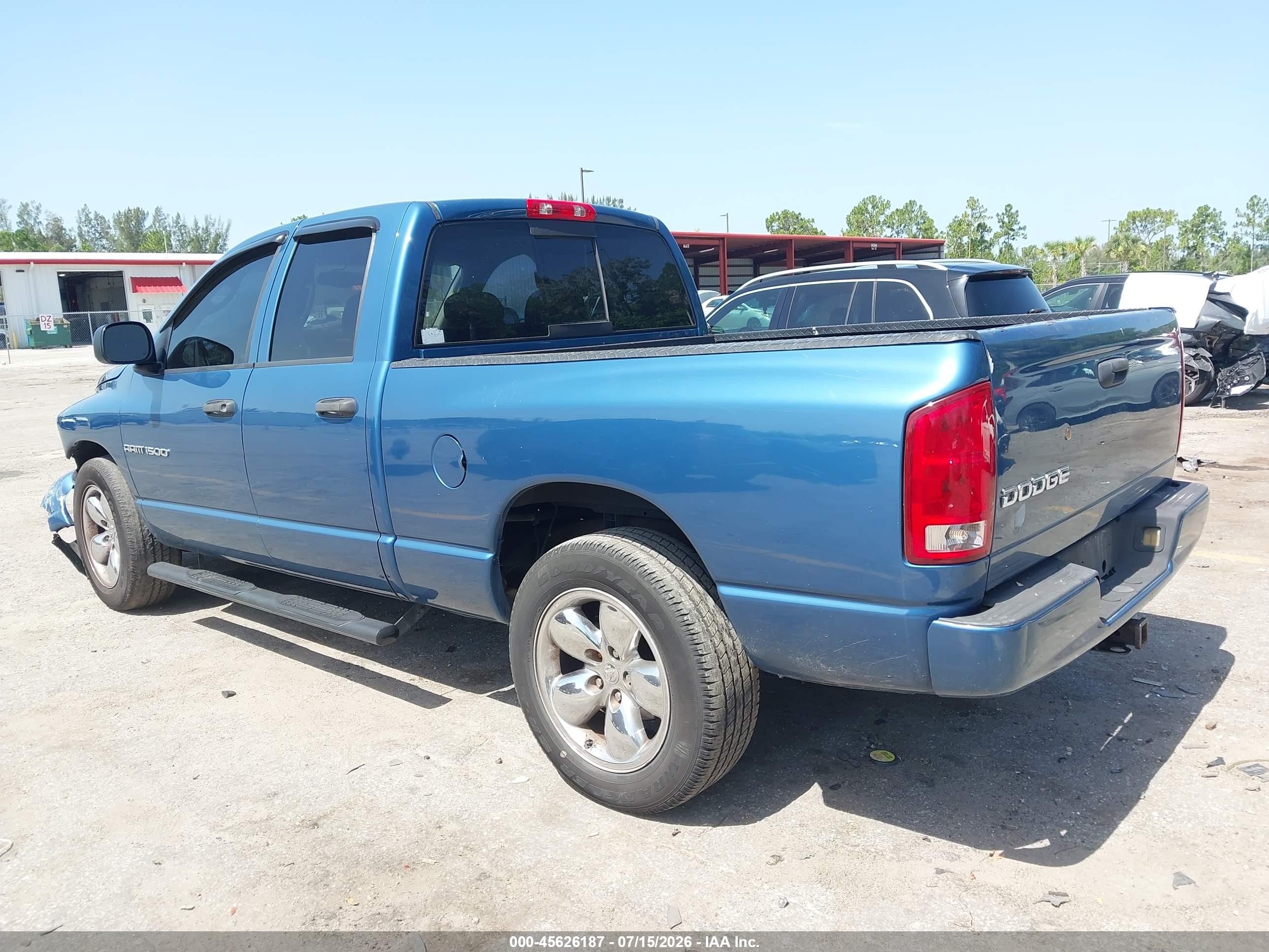 2004 Dodge Ram 1500 Slt/laramie Синий vin: 1D7HA18D34S772327