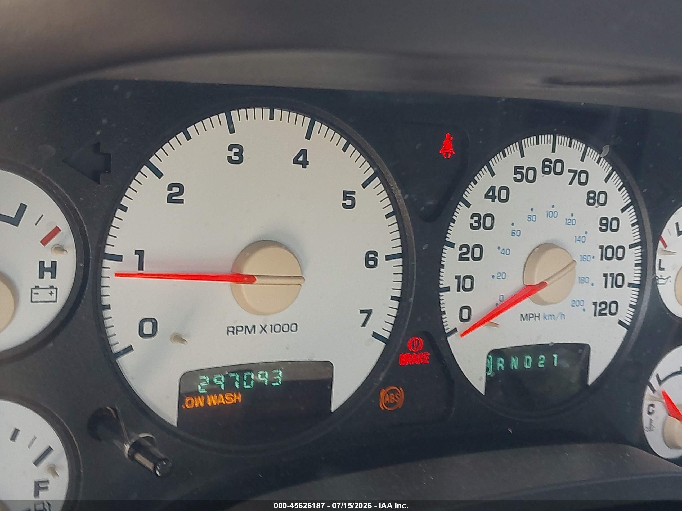 2004 Dodge Ram 1500 Slt/laramie Синий vin: 1D7HA18D34S772327