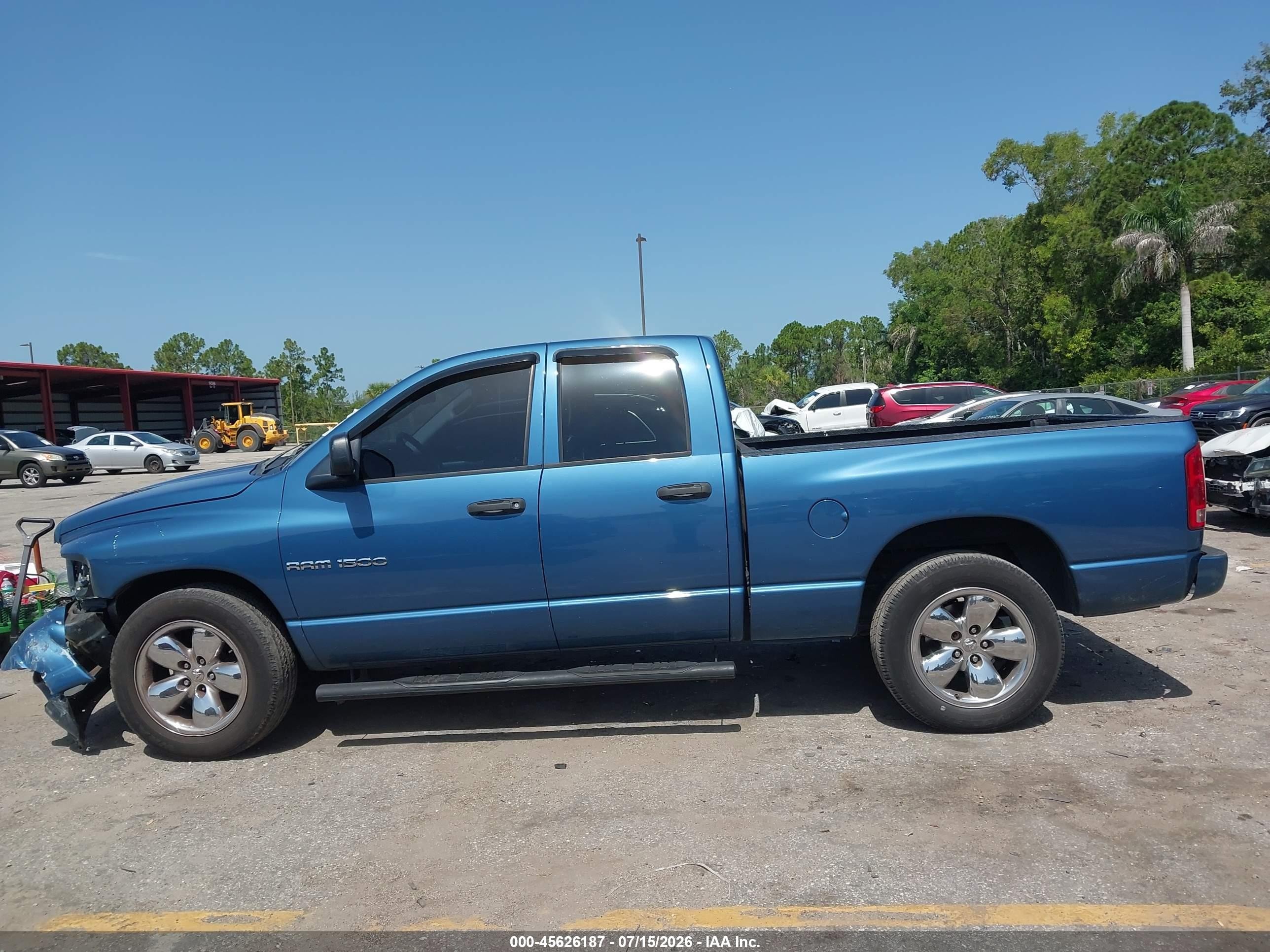 2004 Dodge Ram 1500 Slt/laramie Синий vin: 1D7HA18D34S772327