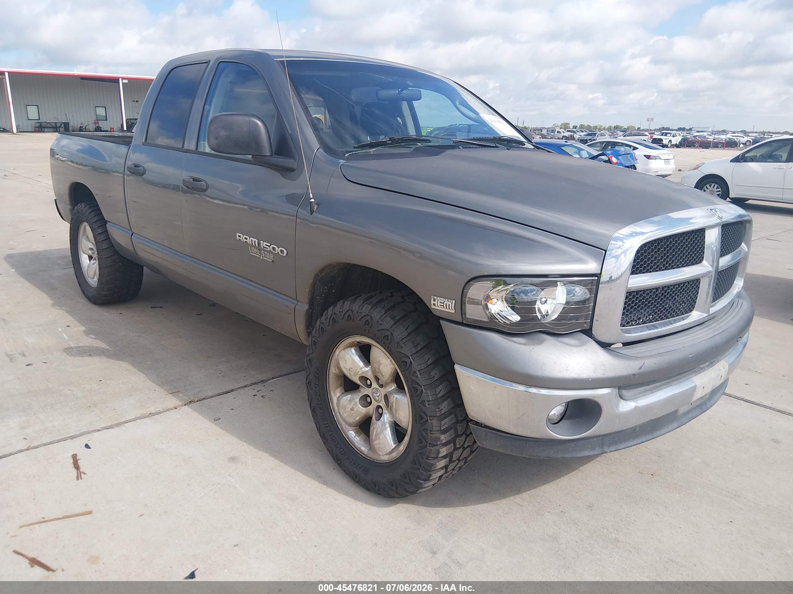 2005 Dodge Ram 1500 Slt/laramie Серый vin: 1D7HA18D35S183845