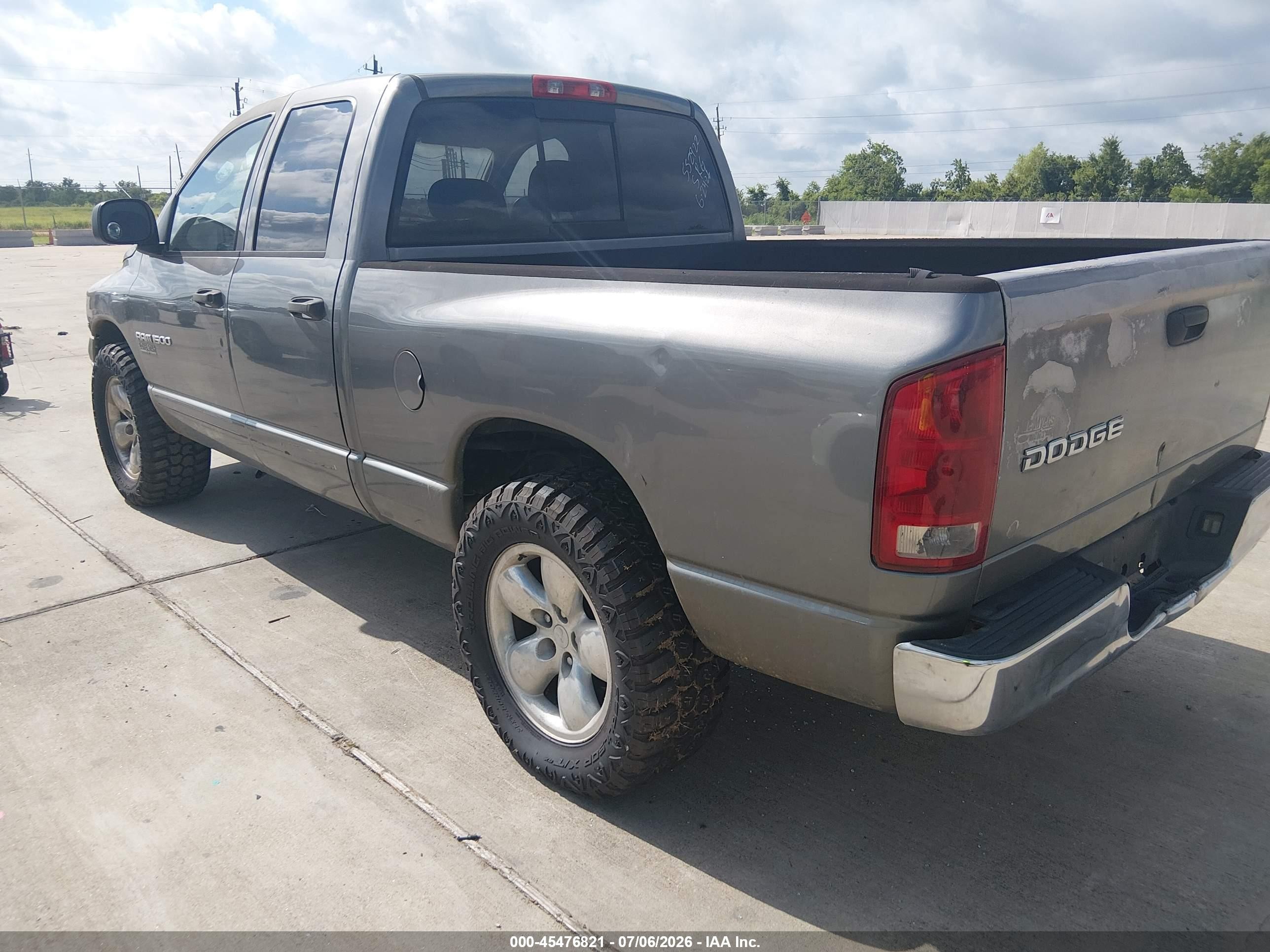 2005 Dodge Ram 1500 Slt/laramie Gray vin: 1D7HA18D35S183845