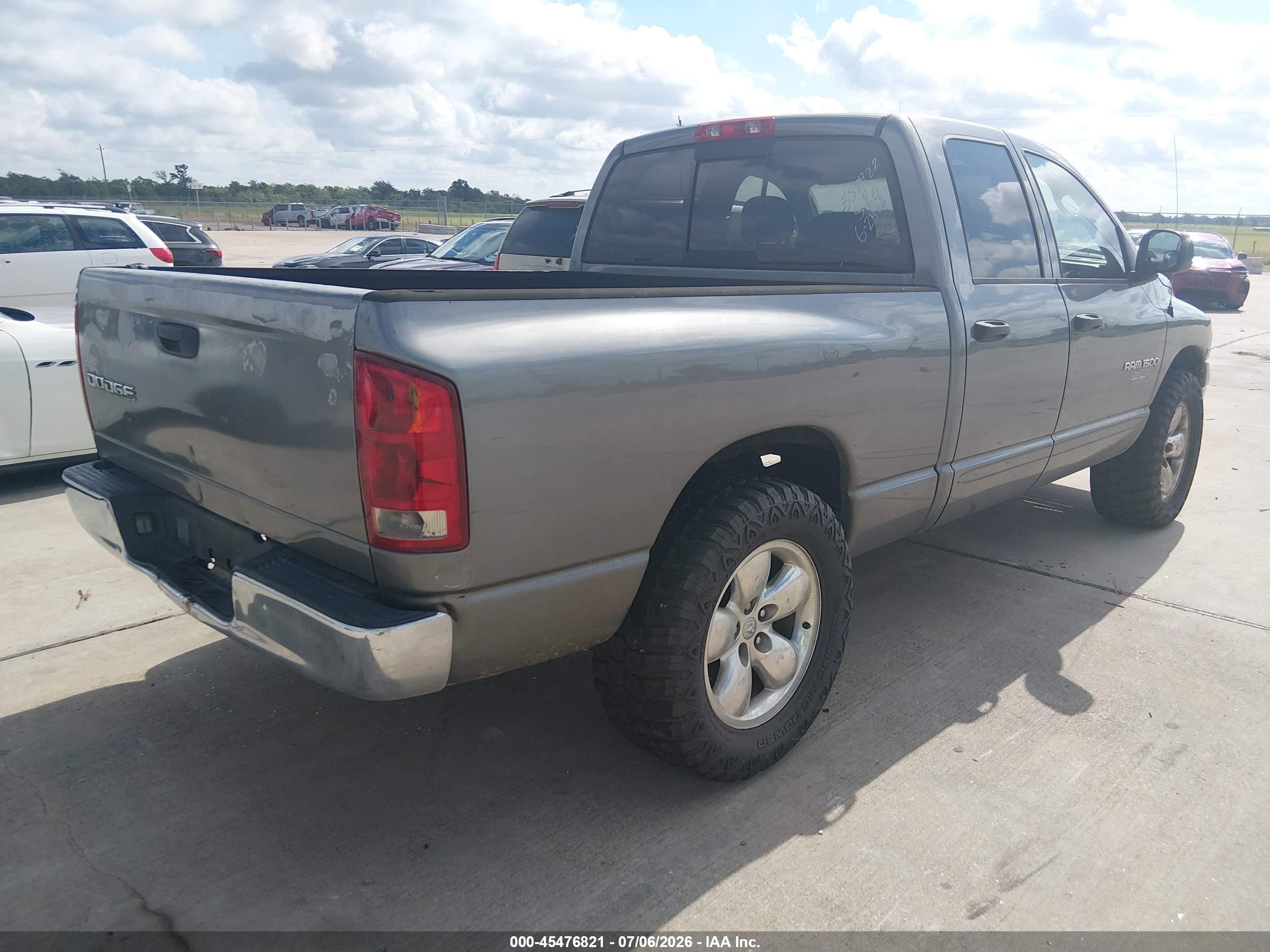 2005 Dodge Ram 1500 Slt/laramie Gray vin: 1D7HA18D35S183845