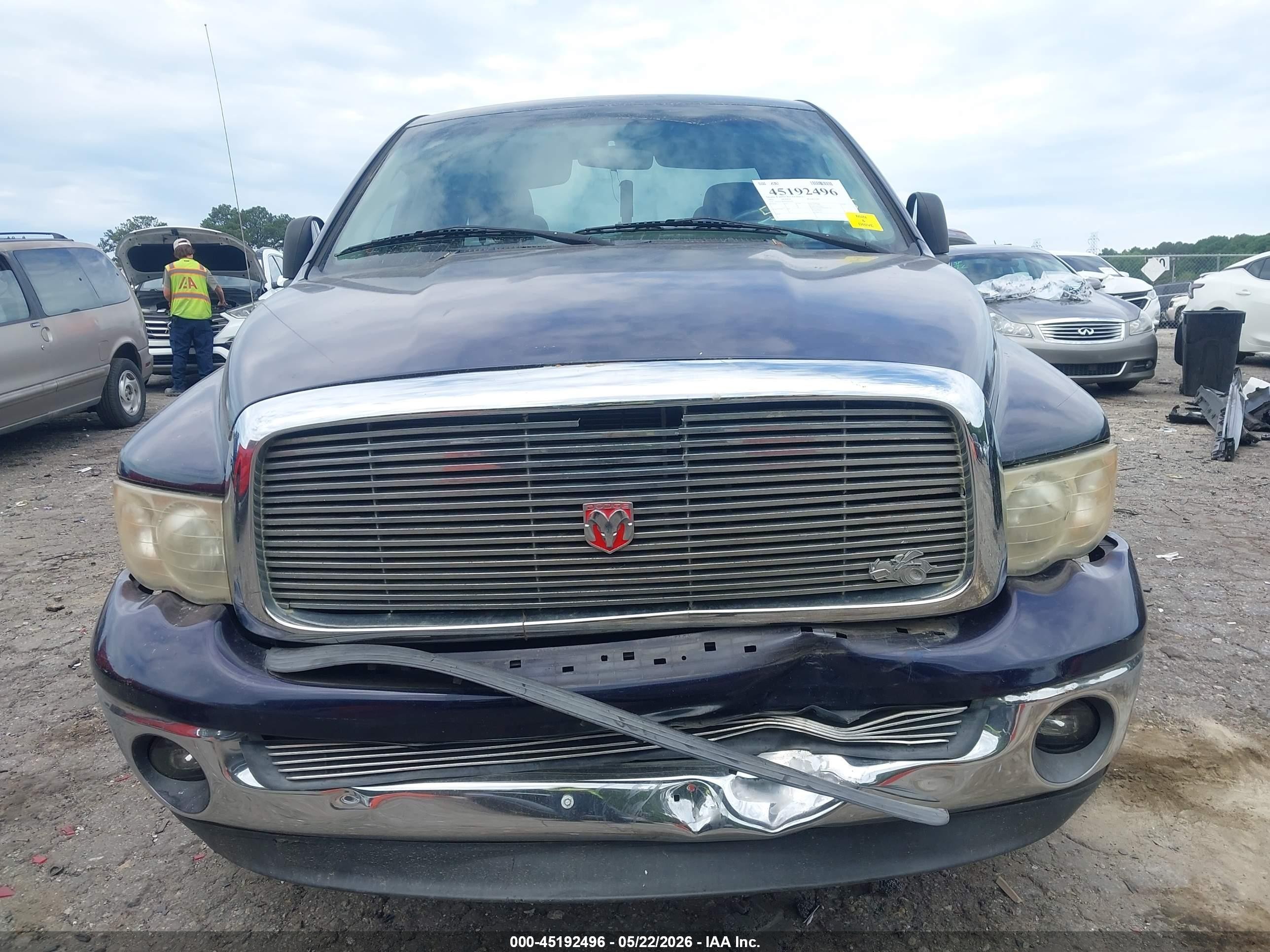 2005 Dodge Ram 1500 Slt/laramie Dark Blue vin: 1D7HA18D45J504345
