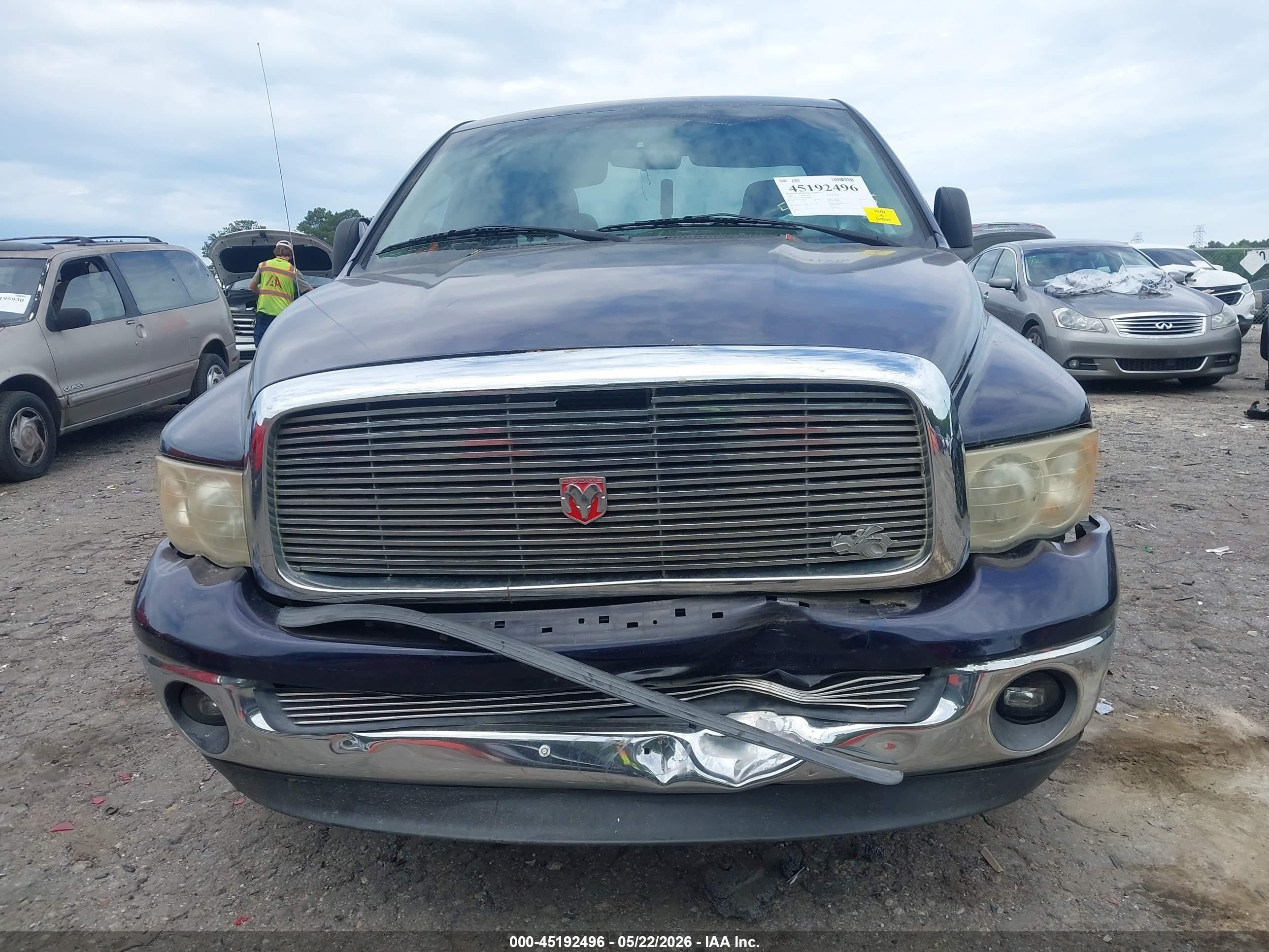 2005 Dodge Ram 1500 Slt/laramie Dark Blue vin: 1D7HA18D45J504345