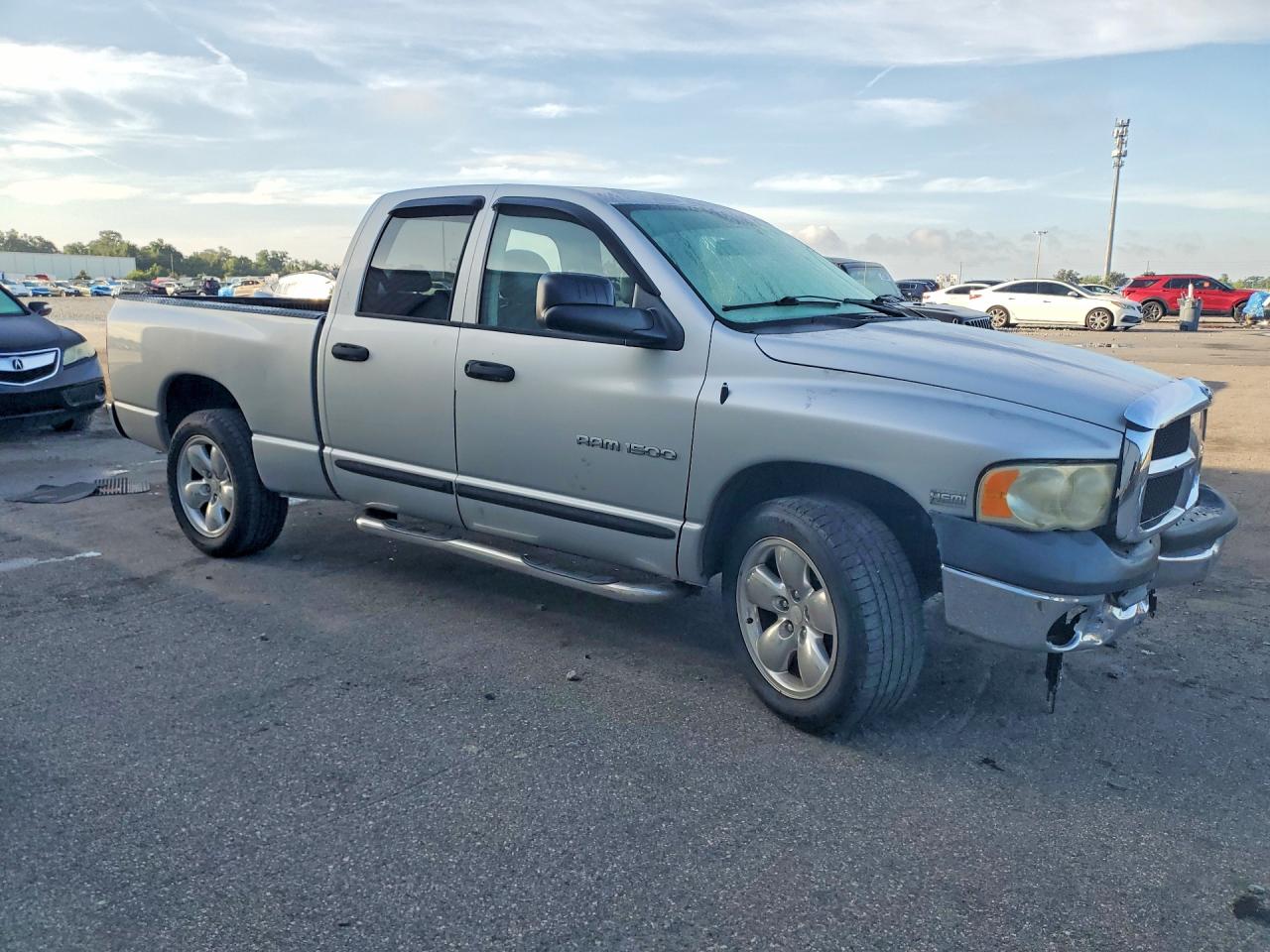 2005 Dodge Ram 1500 St Silver vin: 1D7HA18D45J563458