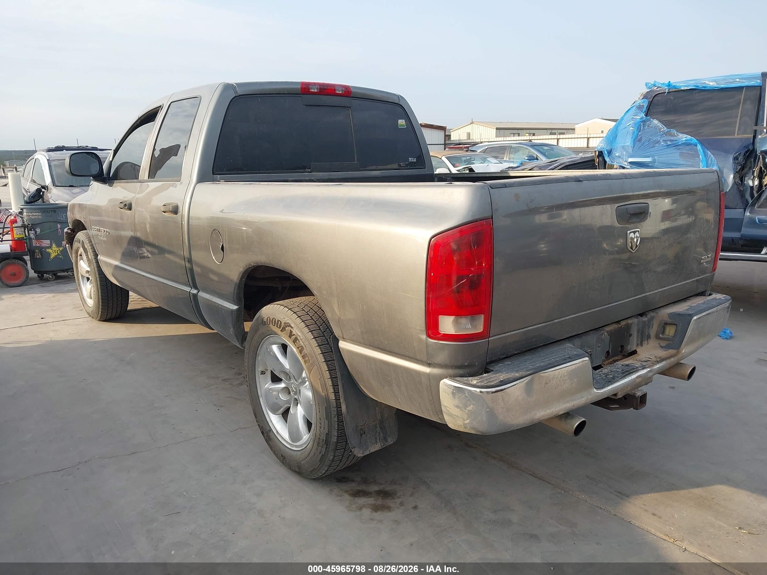 2005 Dodge Ram 1500 Slt/laramie Gray vin: 1D7HA18D45S203343