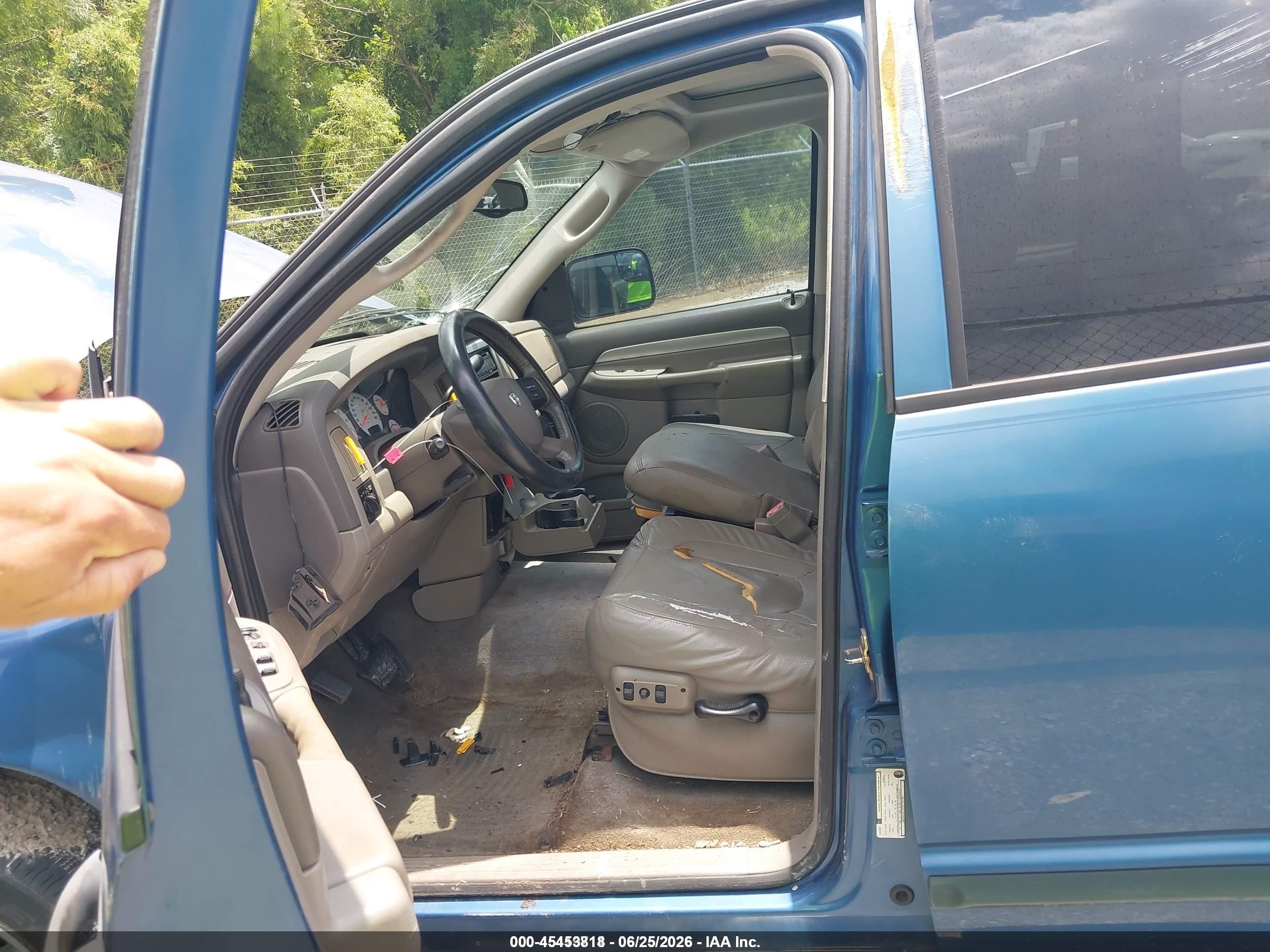 2005 Dodge Ram 1500 Slt/laramie Blue vin: 1D7HA18D45S267978