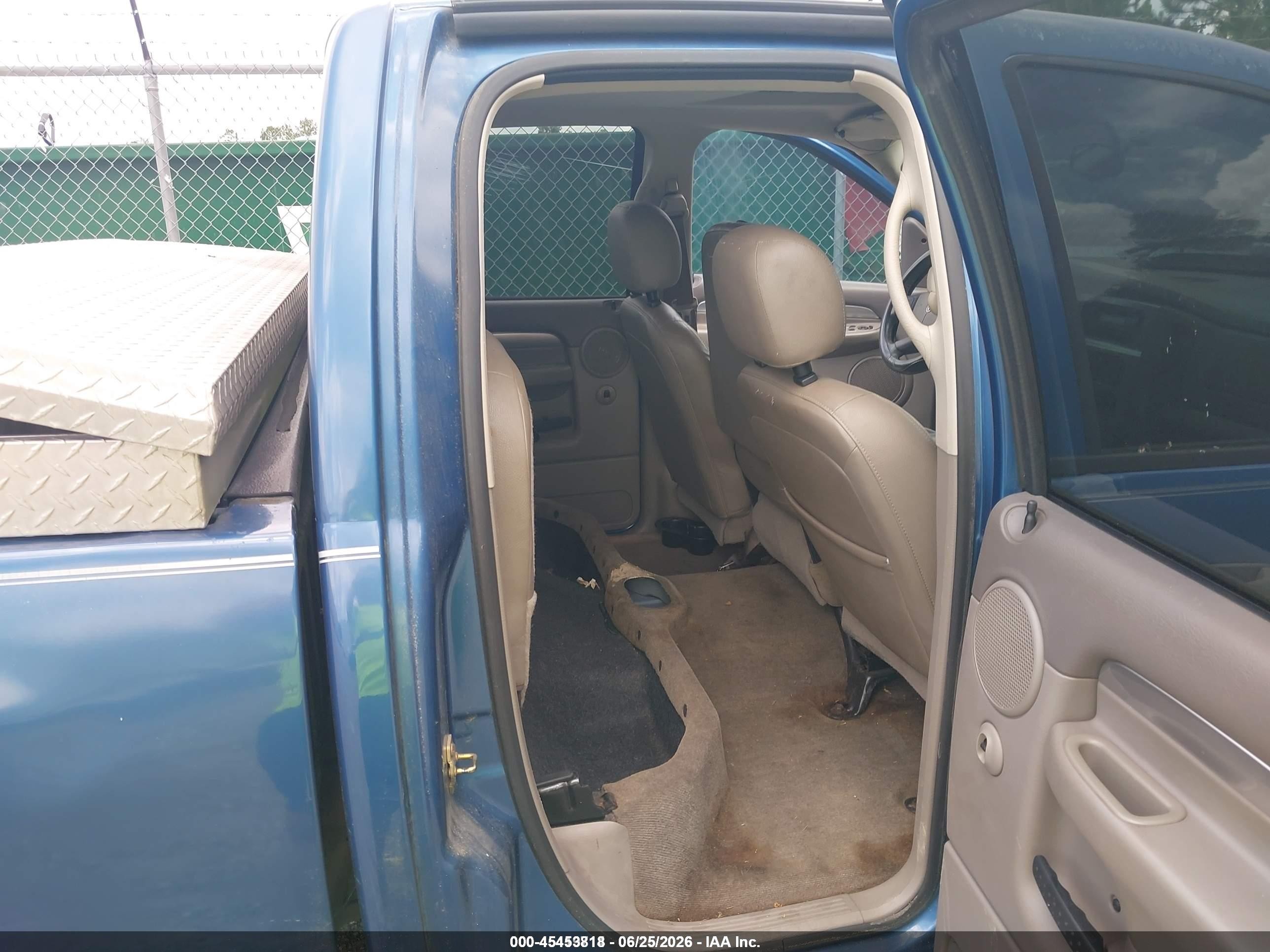2005 Dodge Ram 1500 Slt/laramie Blue vin: 1D7HA18D45S267978