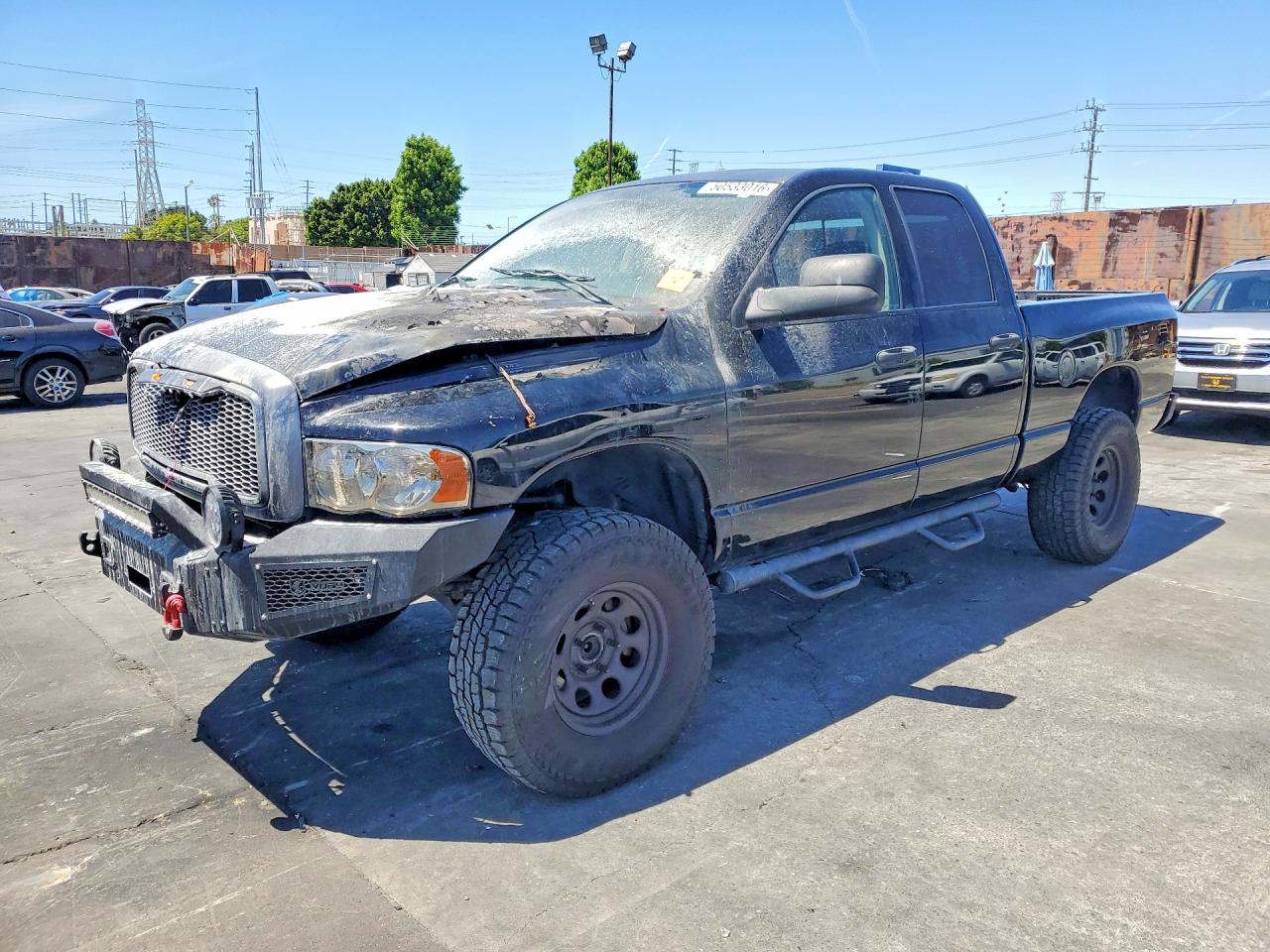 2005 Dodge Ram 1500 St Black vin: 1D7HA18D45S284442