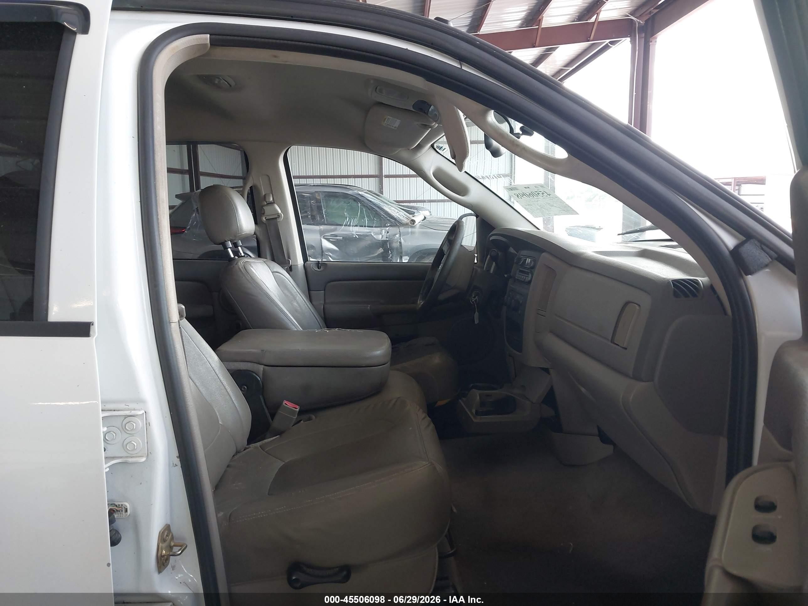 2005 Dodge Ram 1500 Slt/laramie Белый vin: 1D7HA18D45S311669